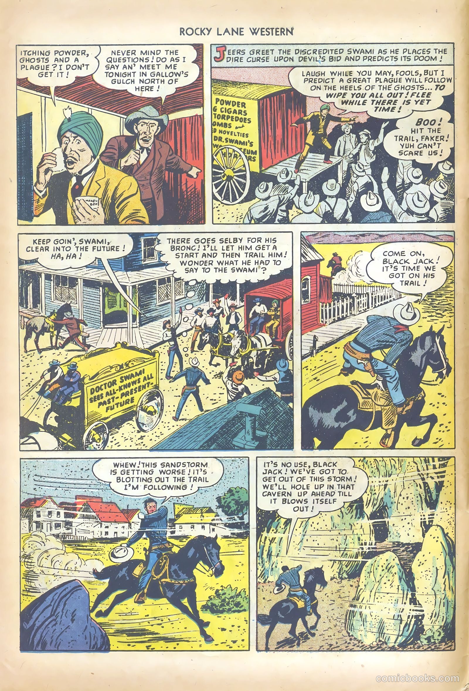 Rocky Lane Western #6 — page 8 of 36
