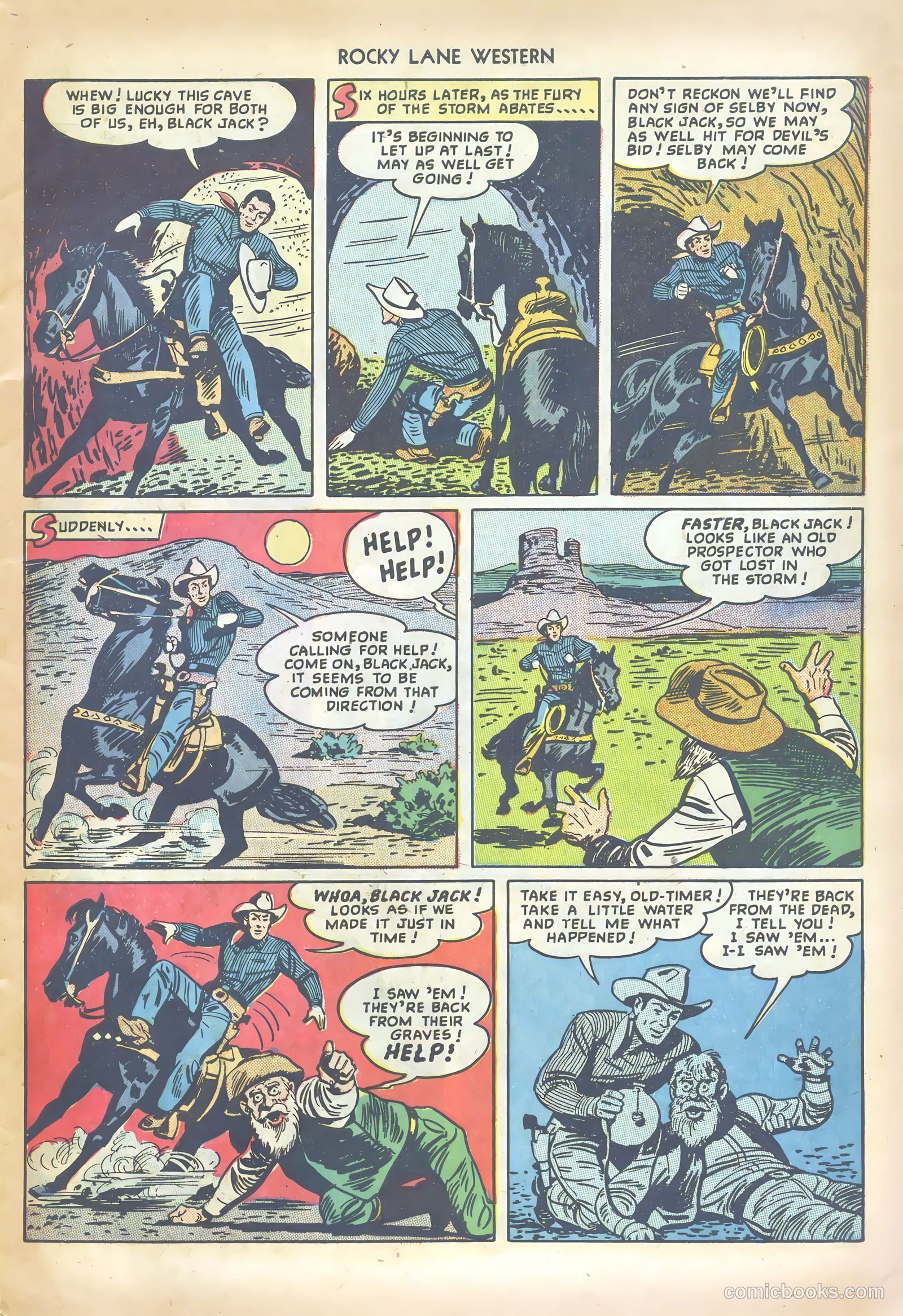 Rocky Lane Western #6 — page 9 of 36