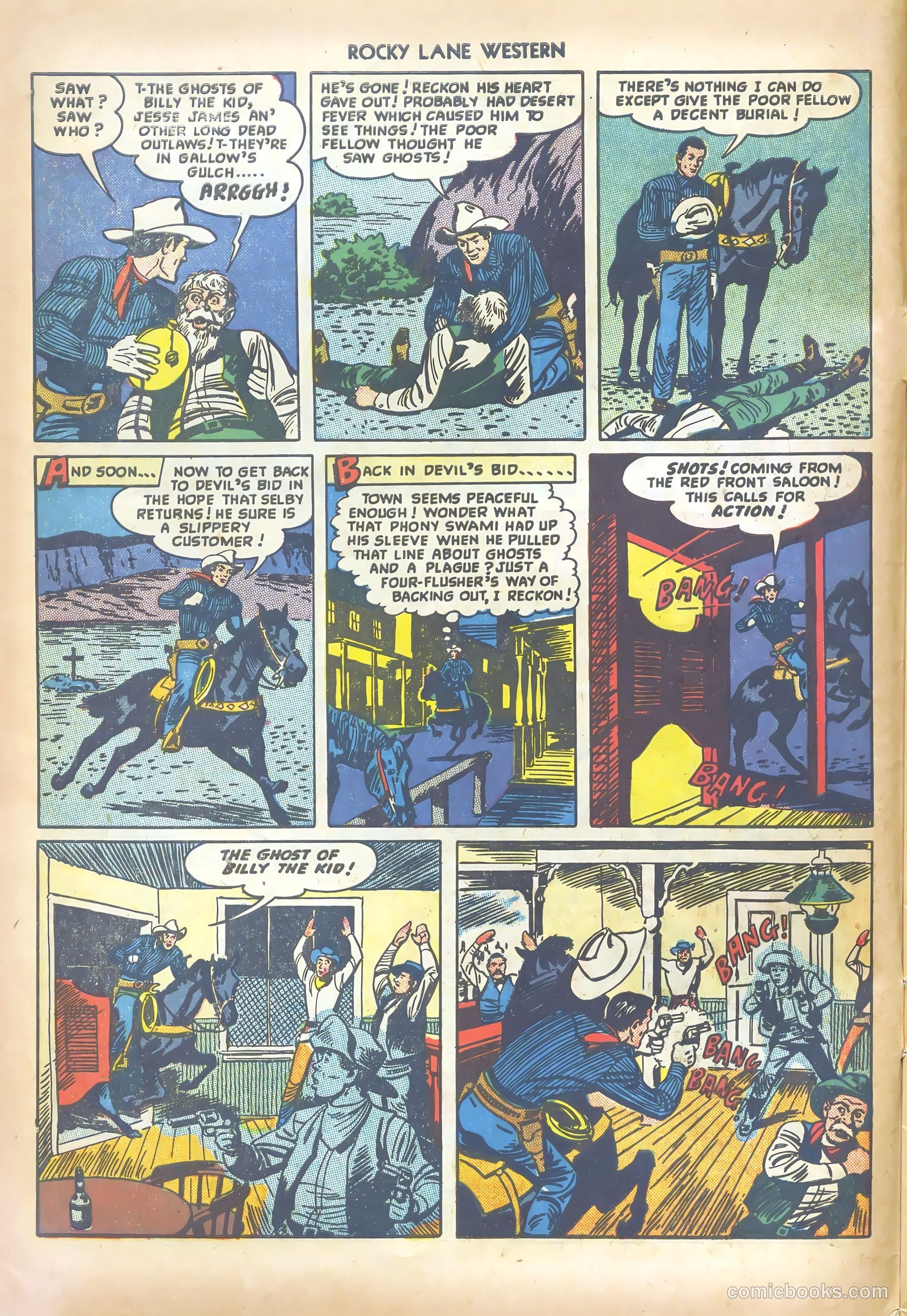 Rocky Lane Western #6 — page 10 of 36