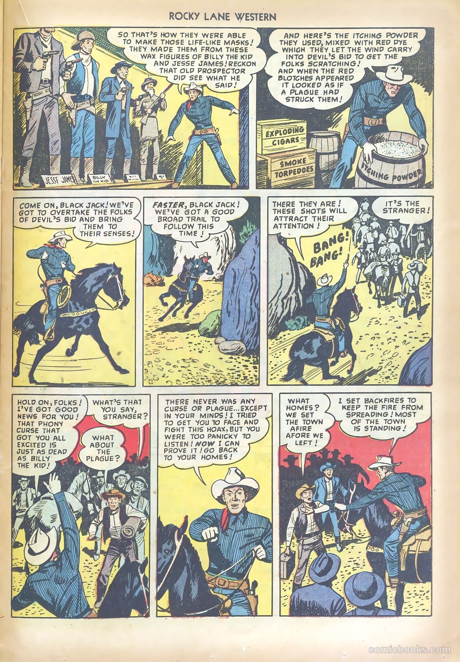 Rocky Lane Western #6 — page 21 of 36