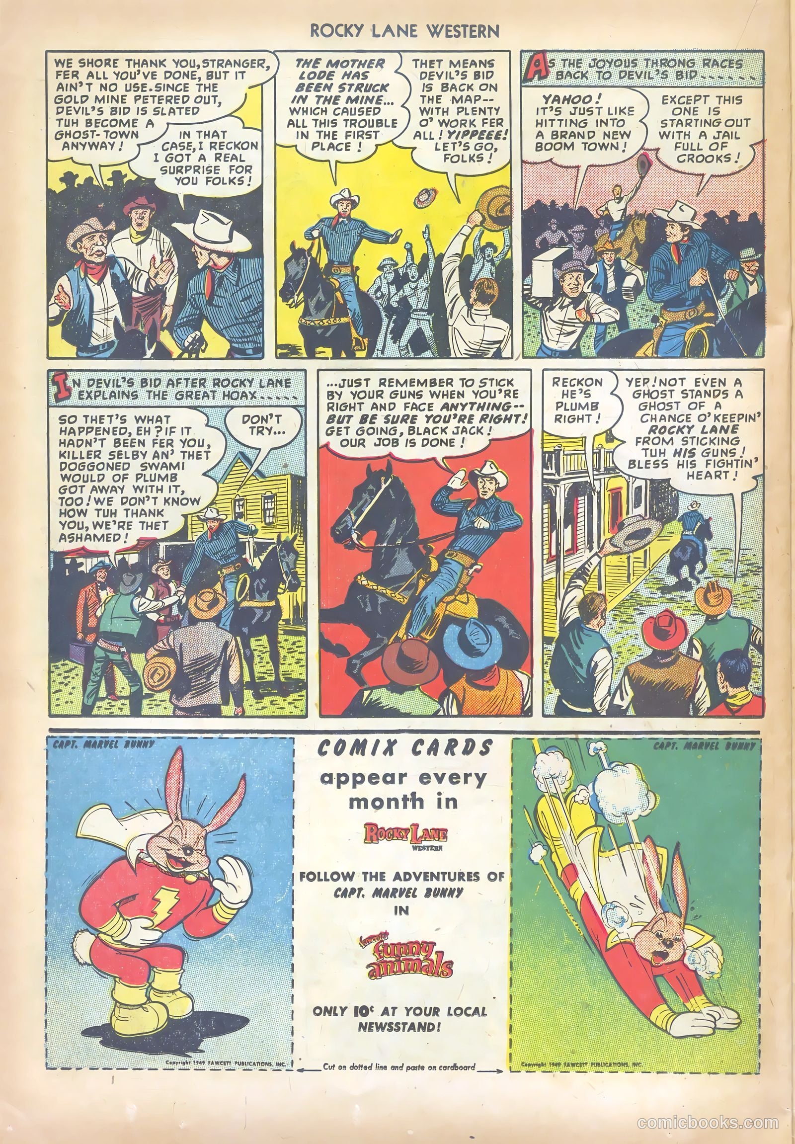 Rocky Lane Western #6 — page 22 of 36