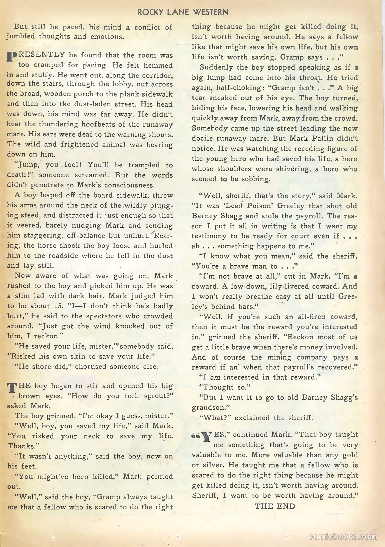 Rocky Lane Western #6 — page 25 of 36