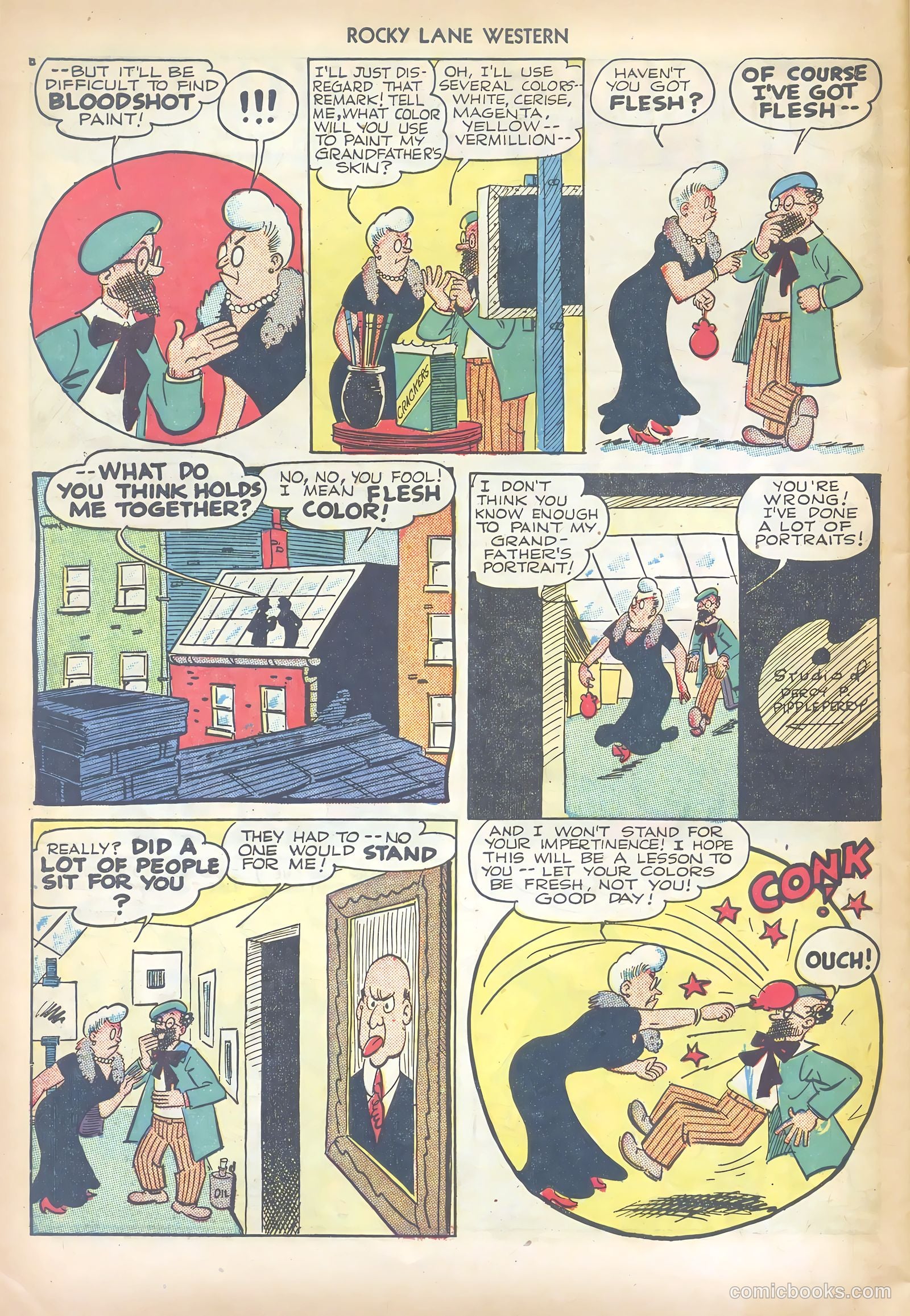 Rocky Lane Western #6 — page 28 of 36