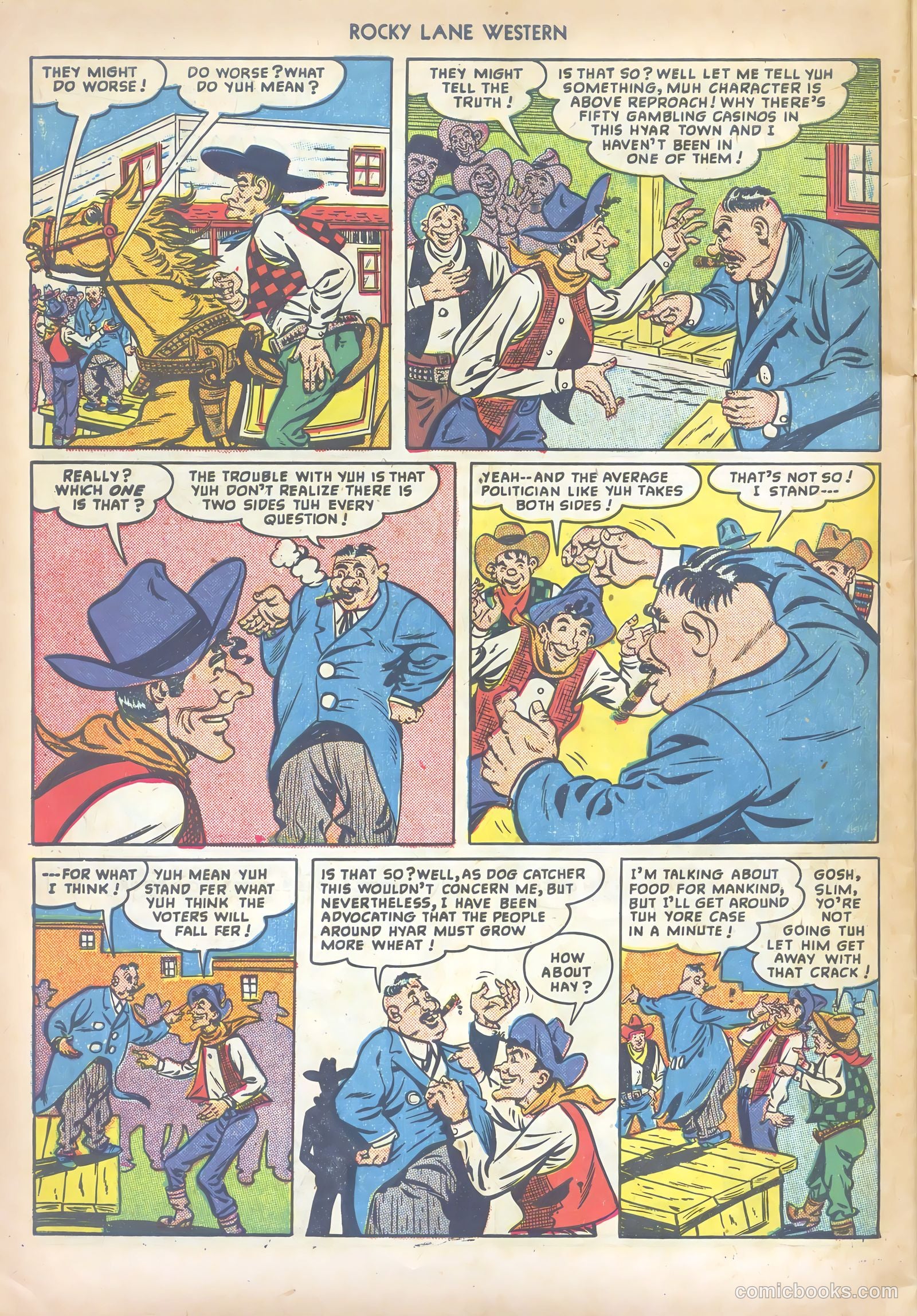 Rocky Lane Western #6 — page 30 of 36
