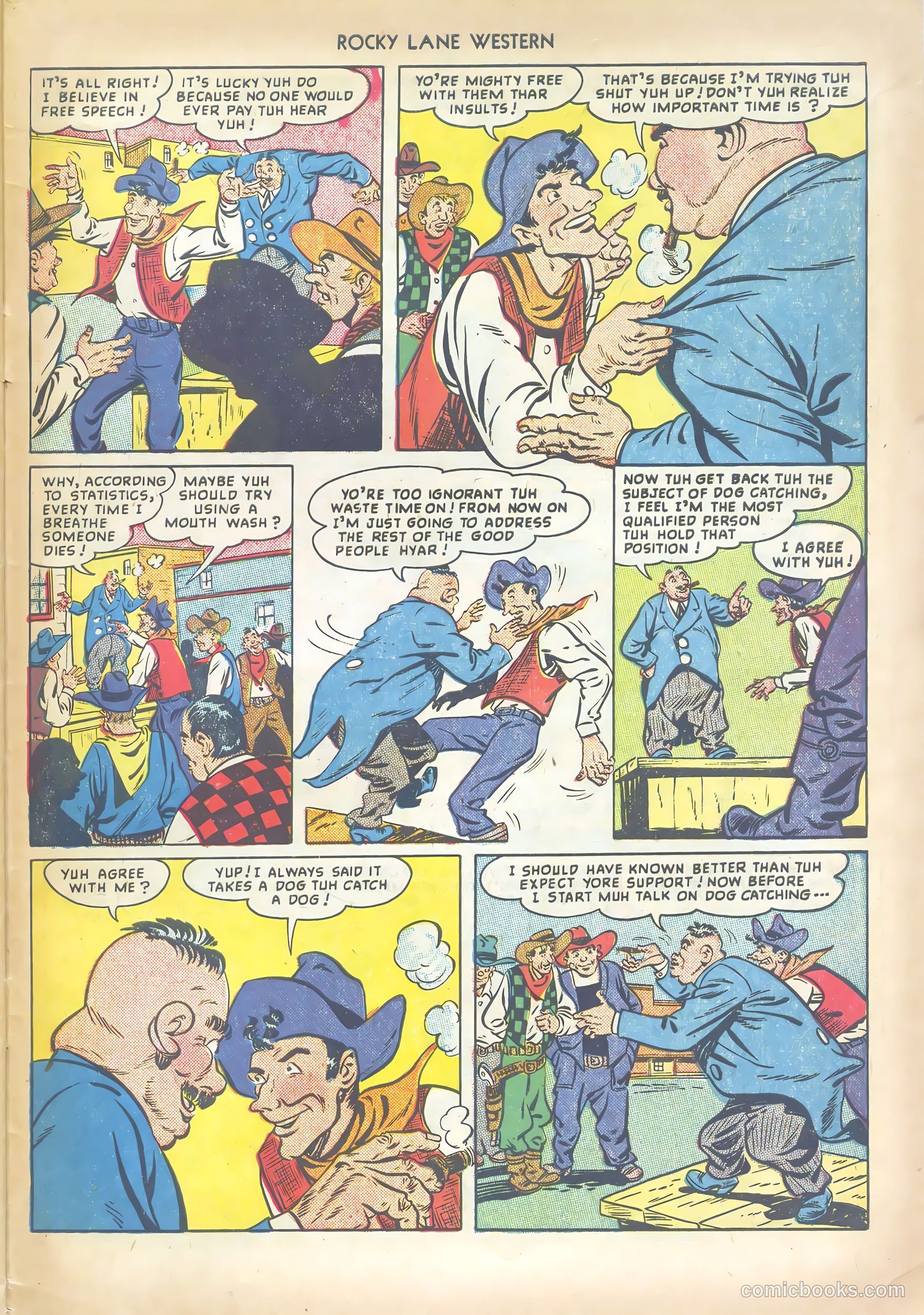 Rocky Lane Western #6 — page 31 of 36
