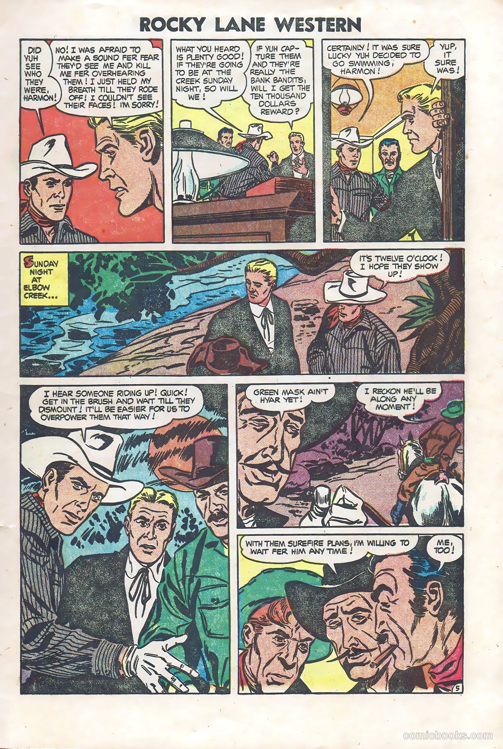 Rocky Lane Western #60 — page 7 of 36