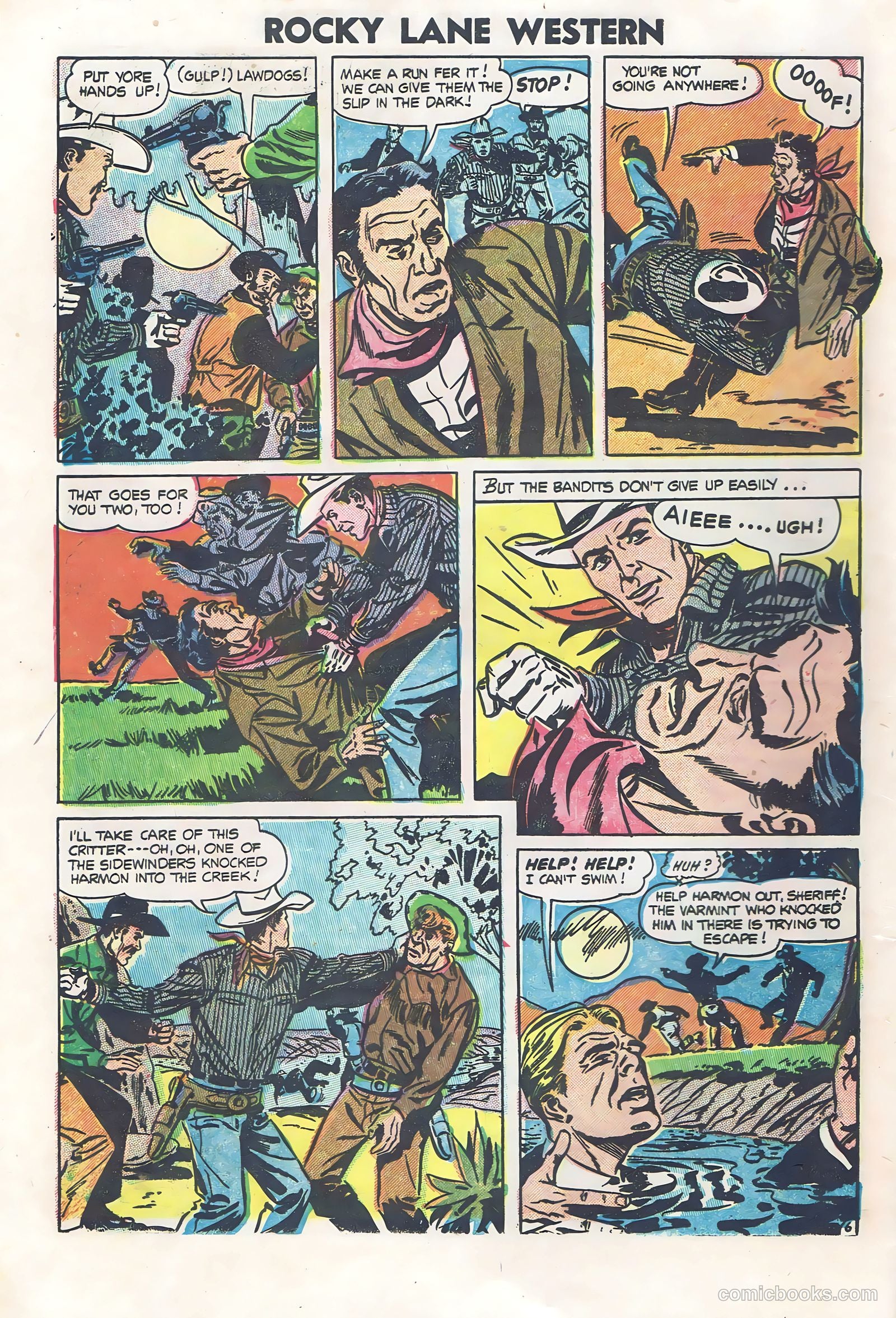 Rocky Lane Western #60 — page 8 of 36