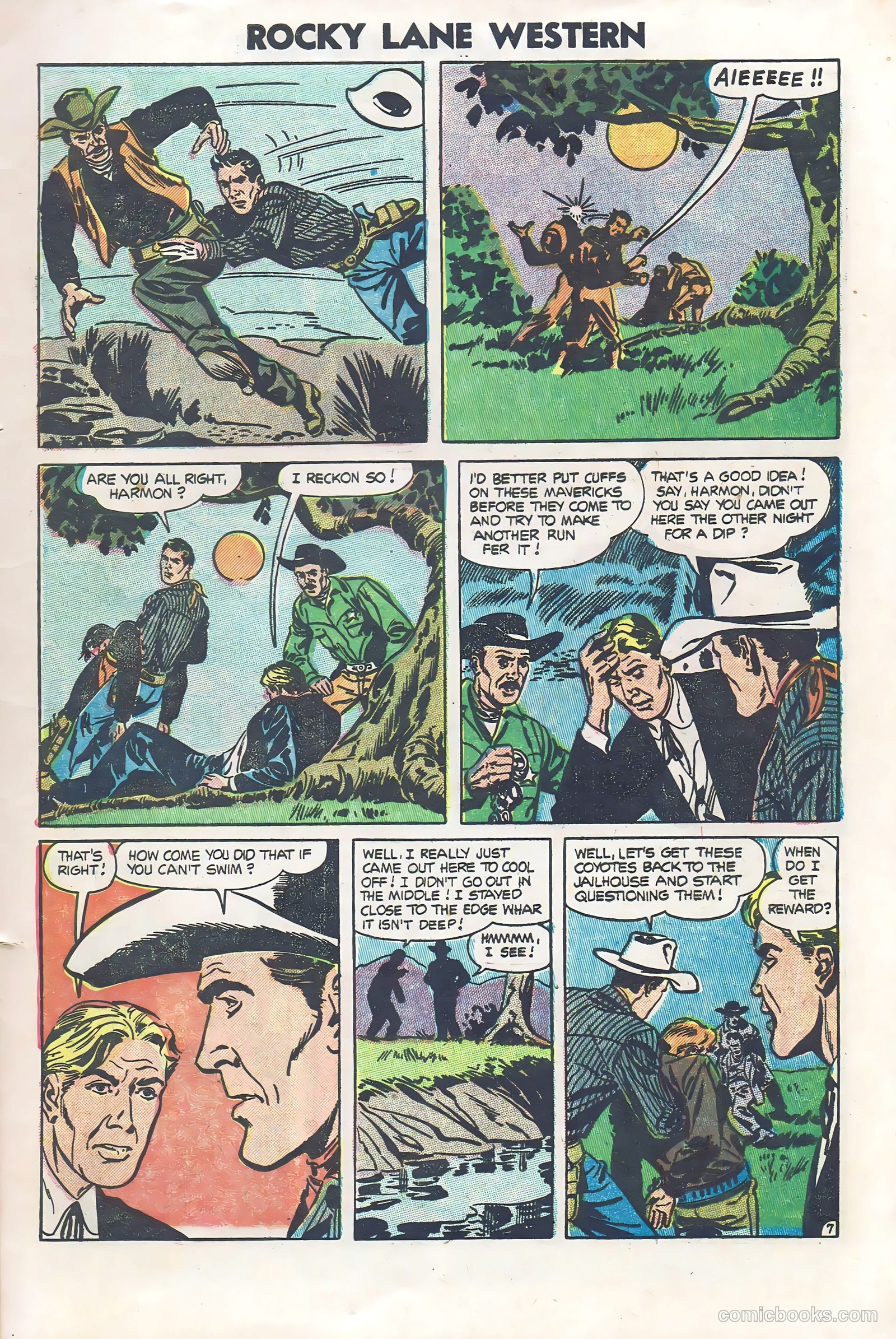 Rocky Lane Western #60 — page 9 of 36