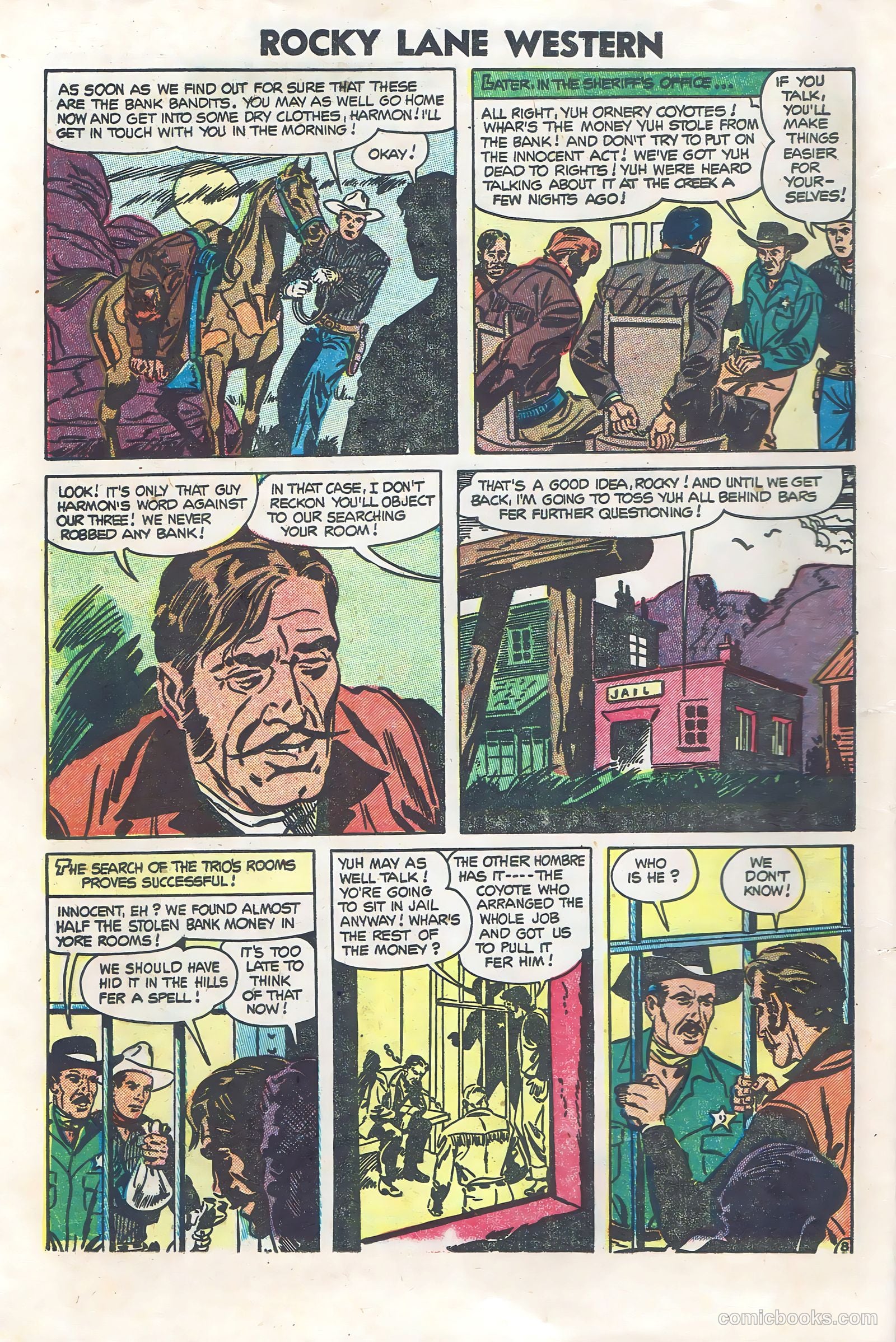 Rocky Lane Western #60 — page 10 of 36