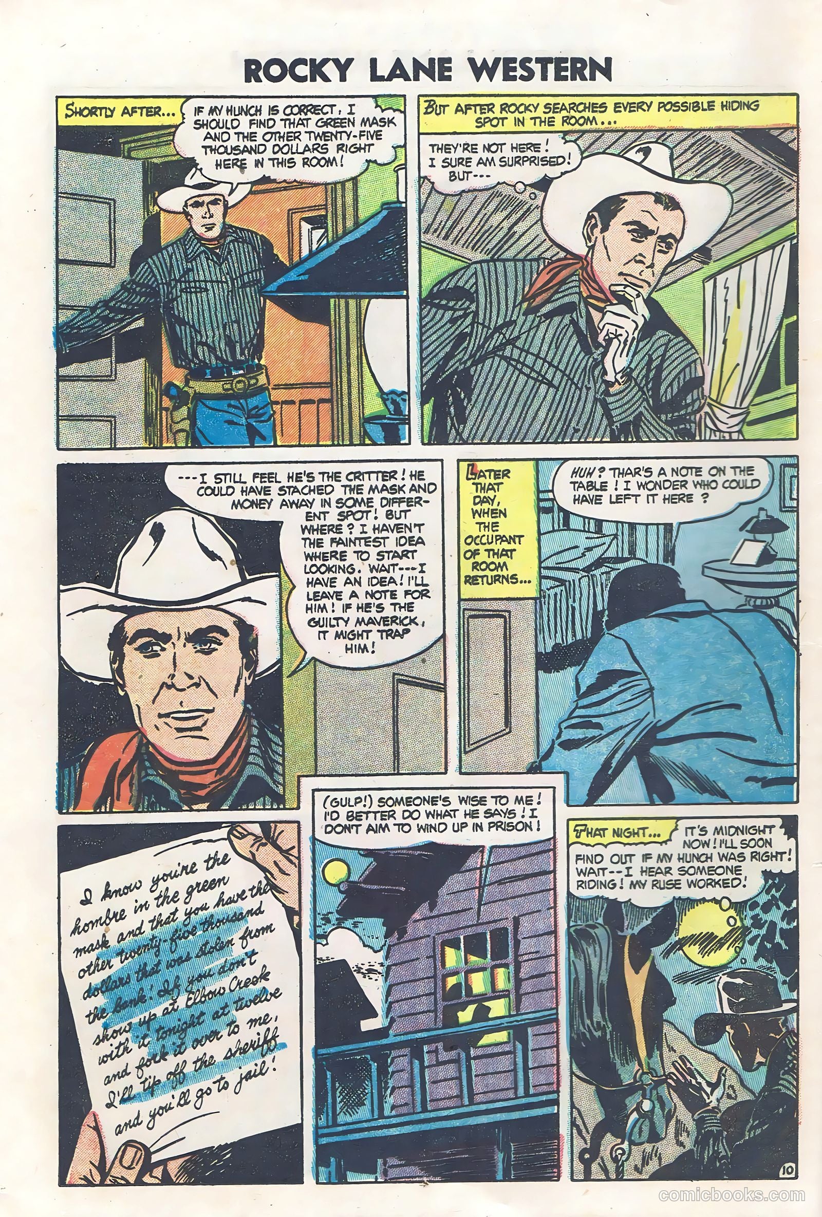 Rocky Lane Western #60 — page 12 of 36
