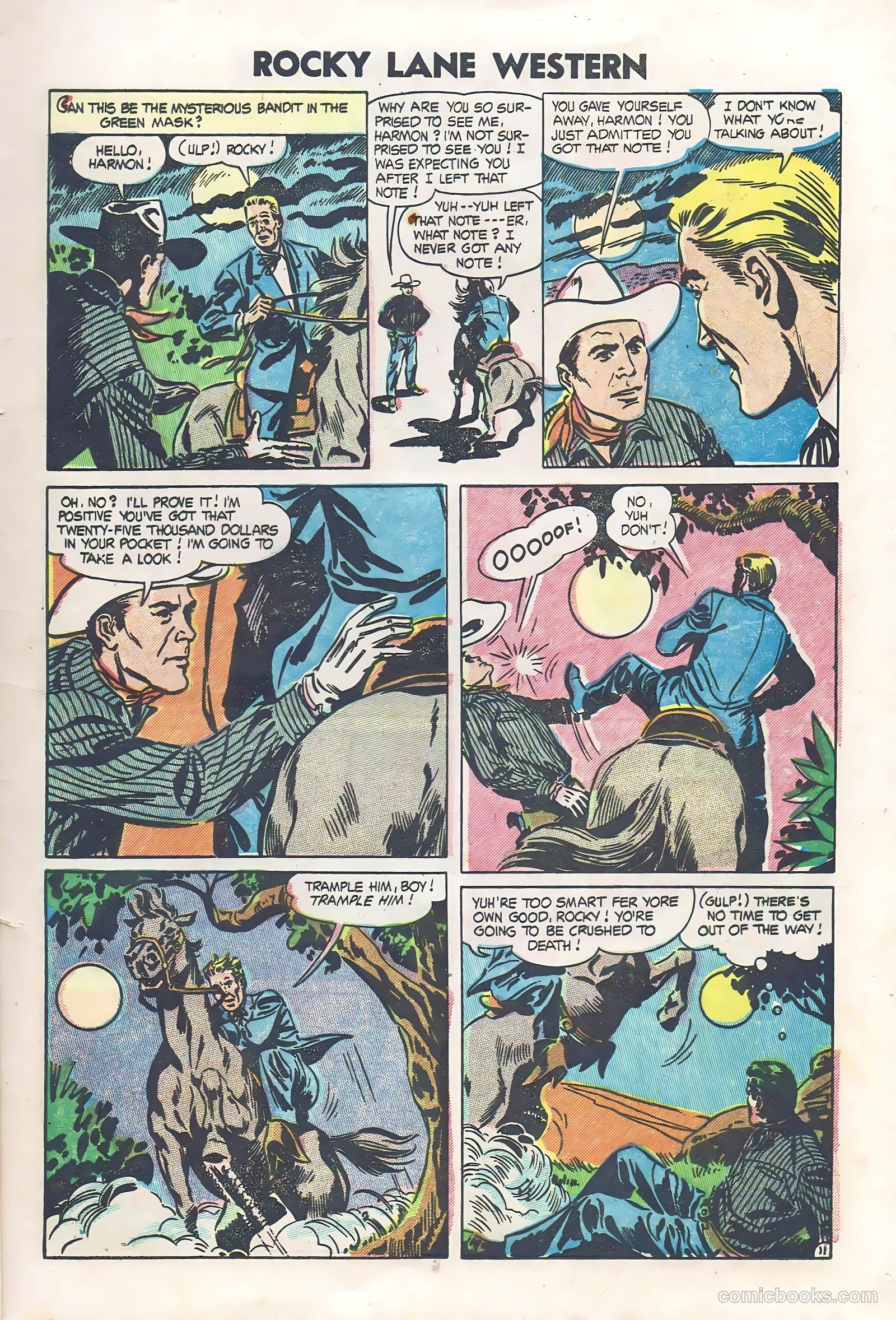 Rocky Lane Western #60 — page 13 of 36