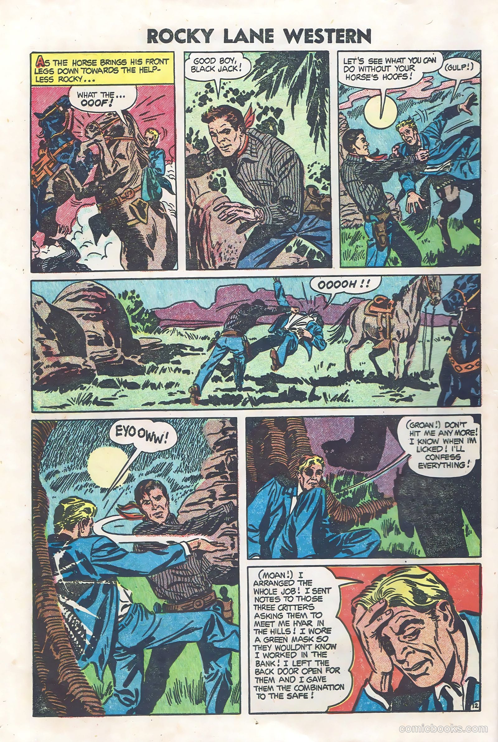 Rocky Lane Western #60 — page 14 of 36