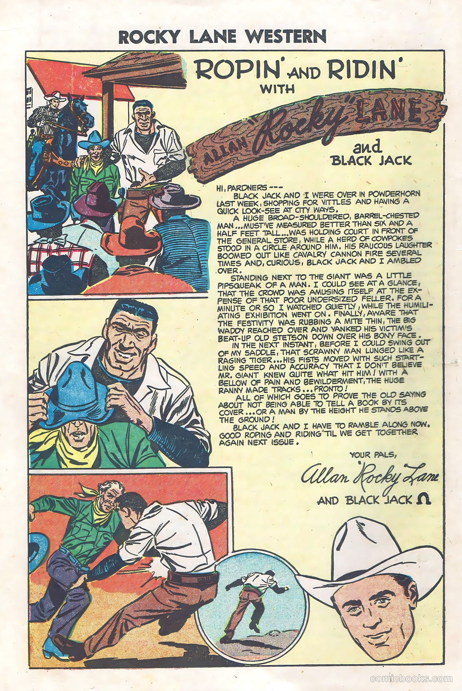 Rocky Lane Western #60 — page 18 of 36