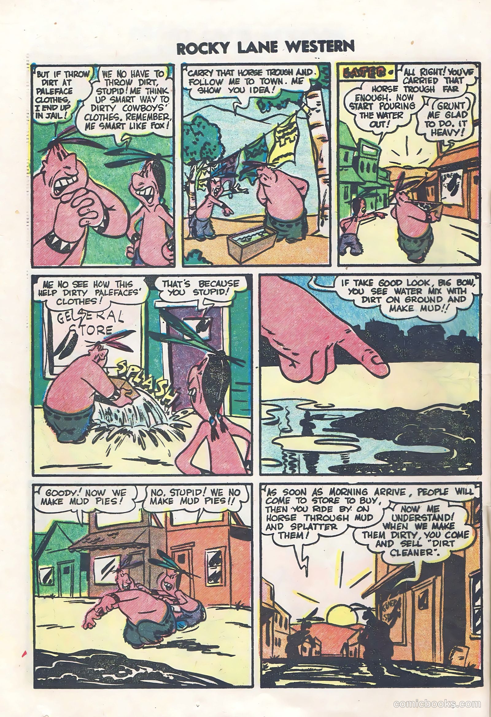 Rocky Lane Western #60 — page 20 of 36