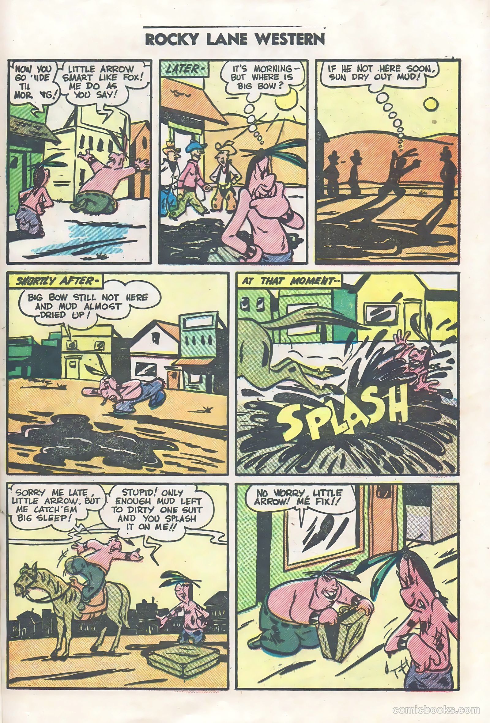 Rocky Lane Western #60 — page 21 of 36