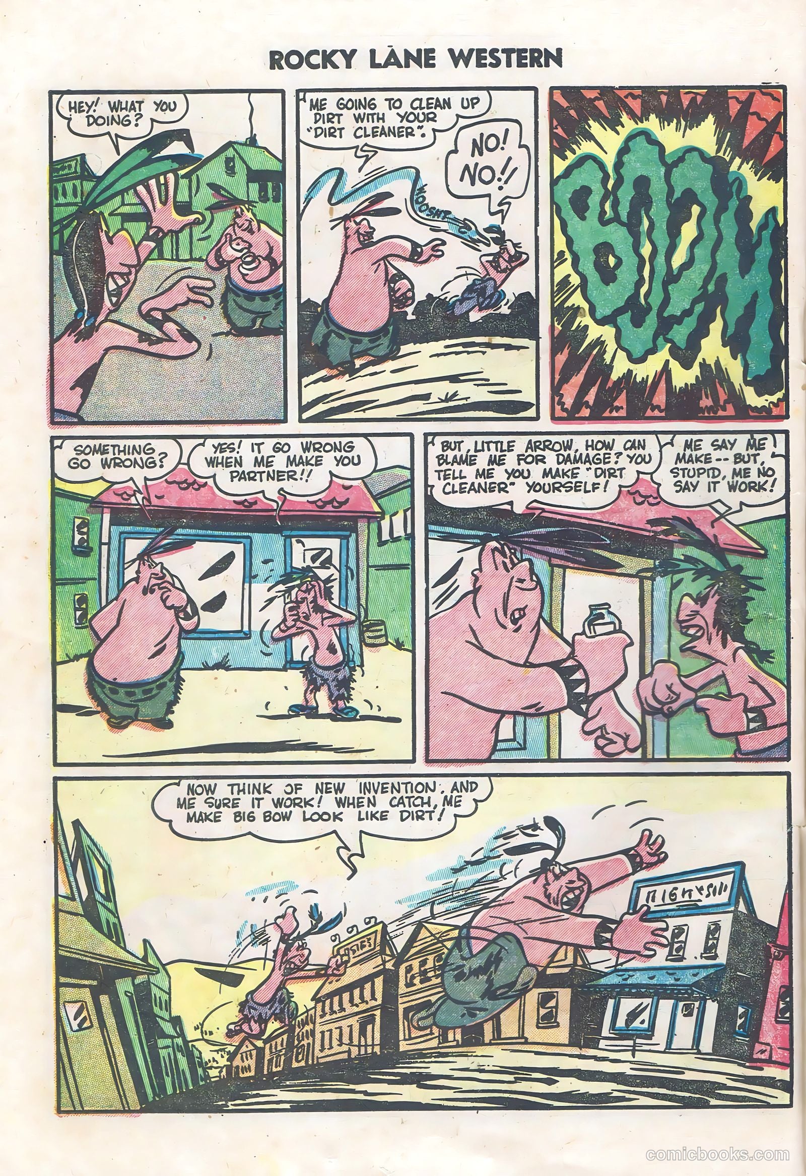 Rocky Lane Western #60 — page 22 of 36