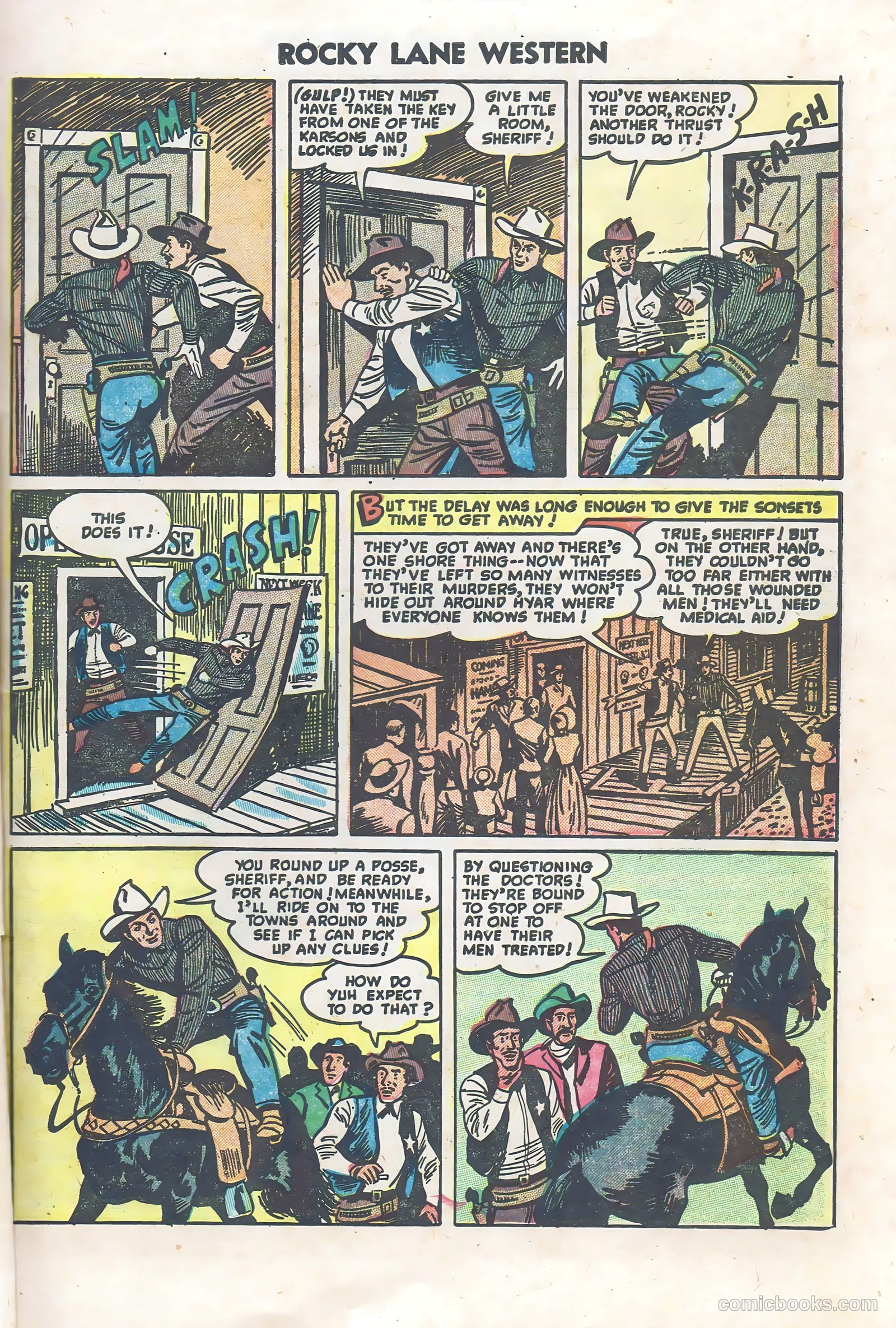 Rocky Lane Western #60 — page 27 of 36