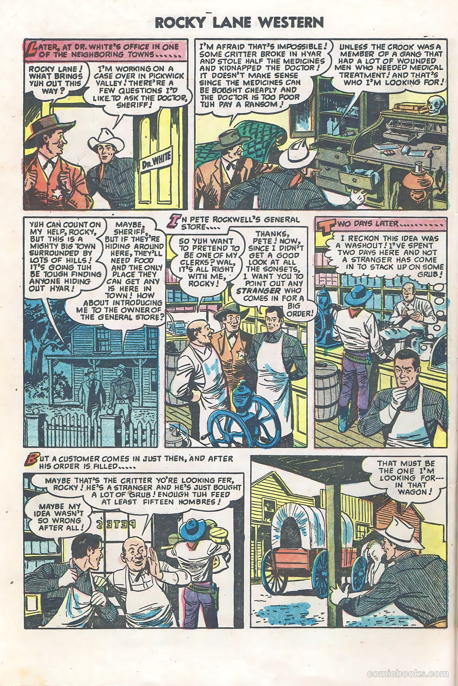 Rocky Lane Western #60 — page 28 of 36