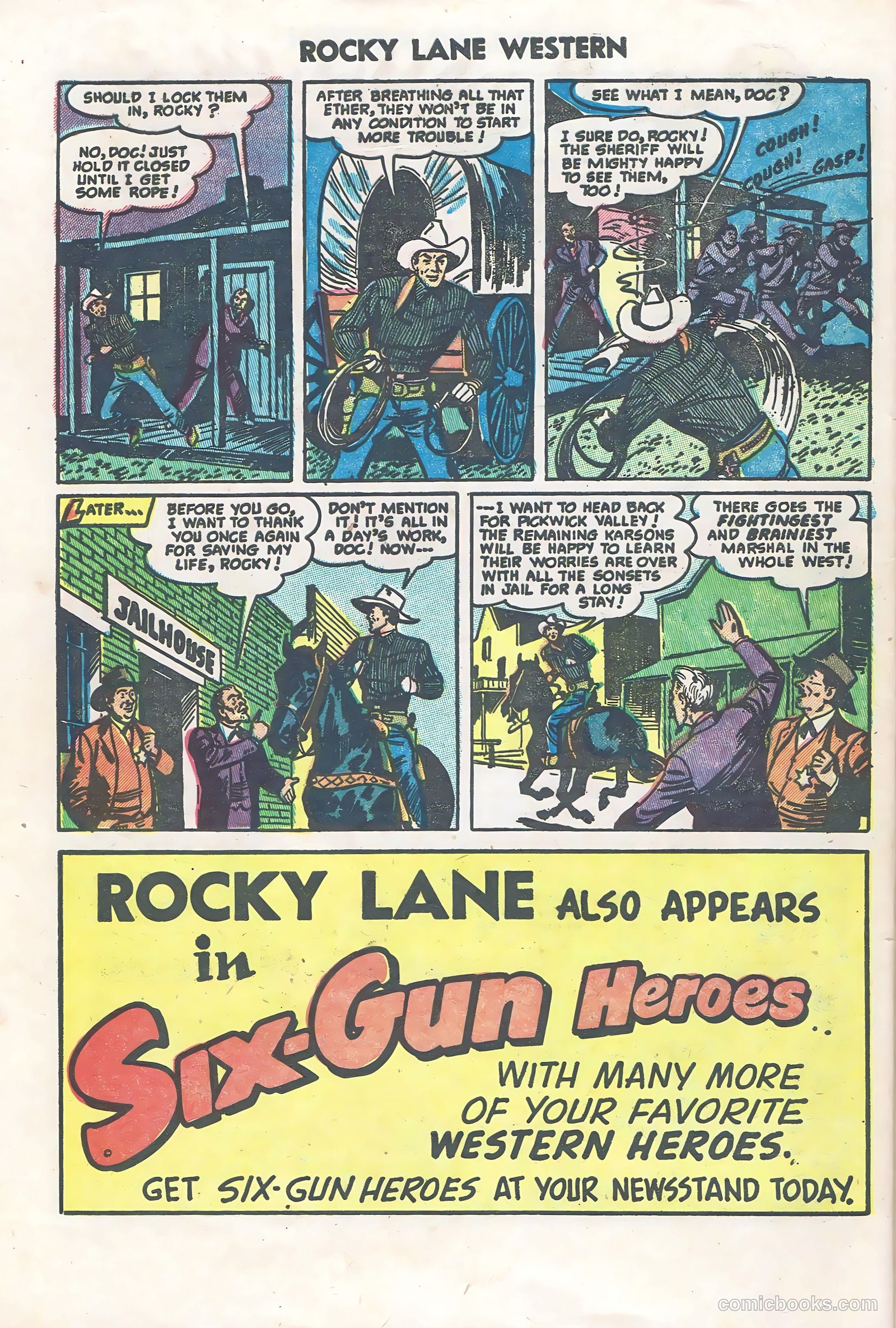Rocky Lane Western #60 — page 32 of 36