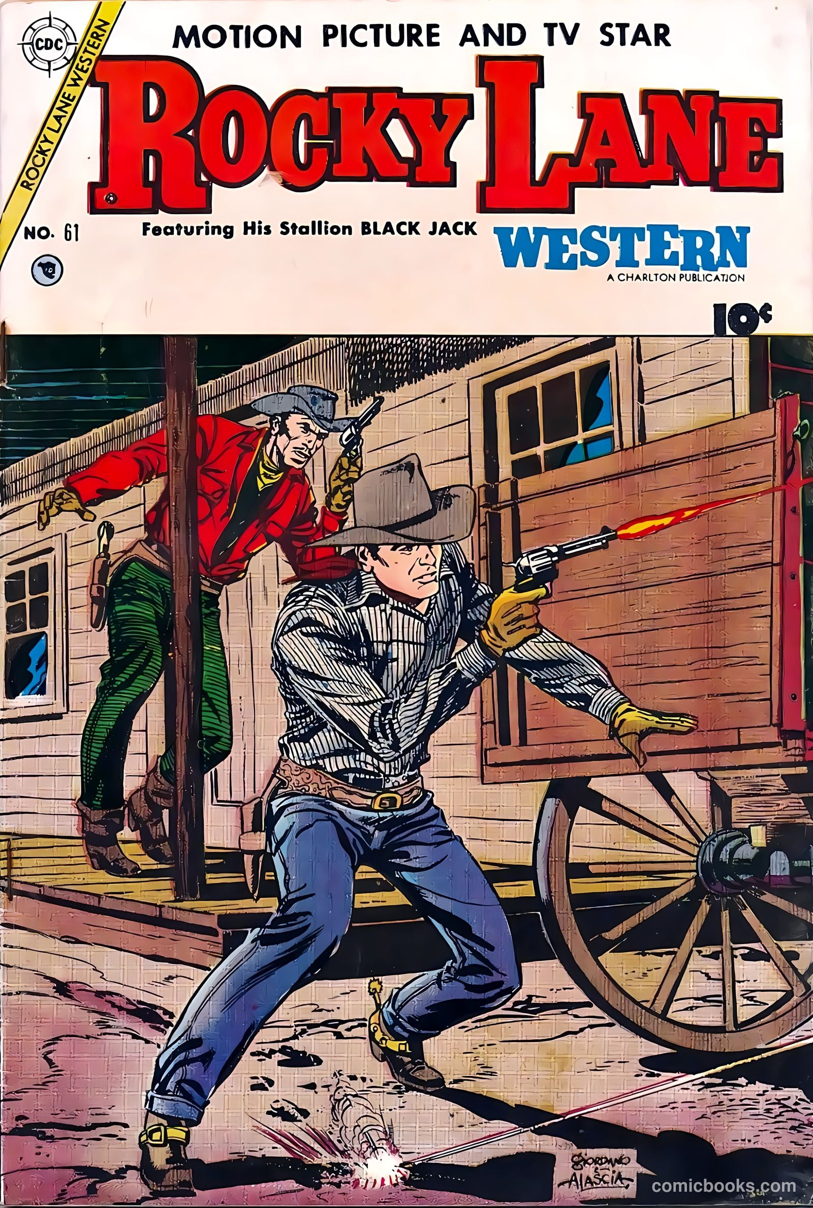 Rocky Lane Western #61 — page 1 of 36
