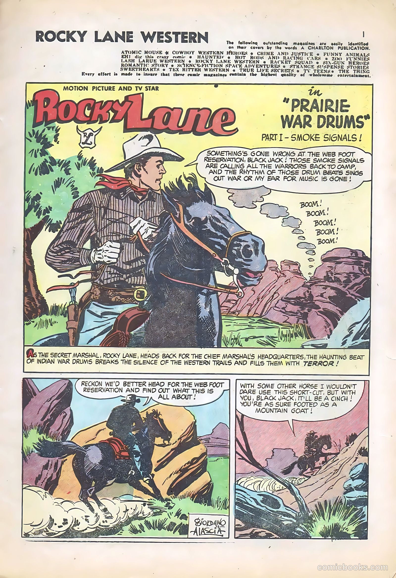 Rocky Lane Western #61 — page 3 of 36