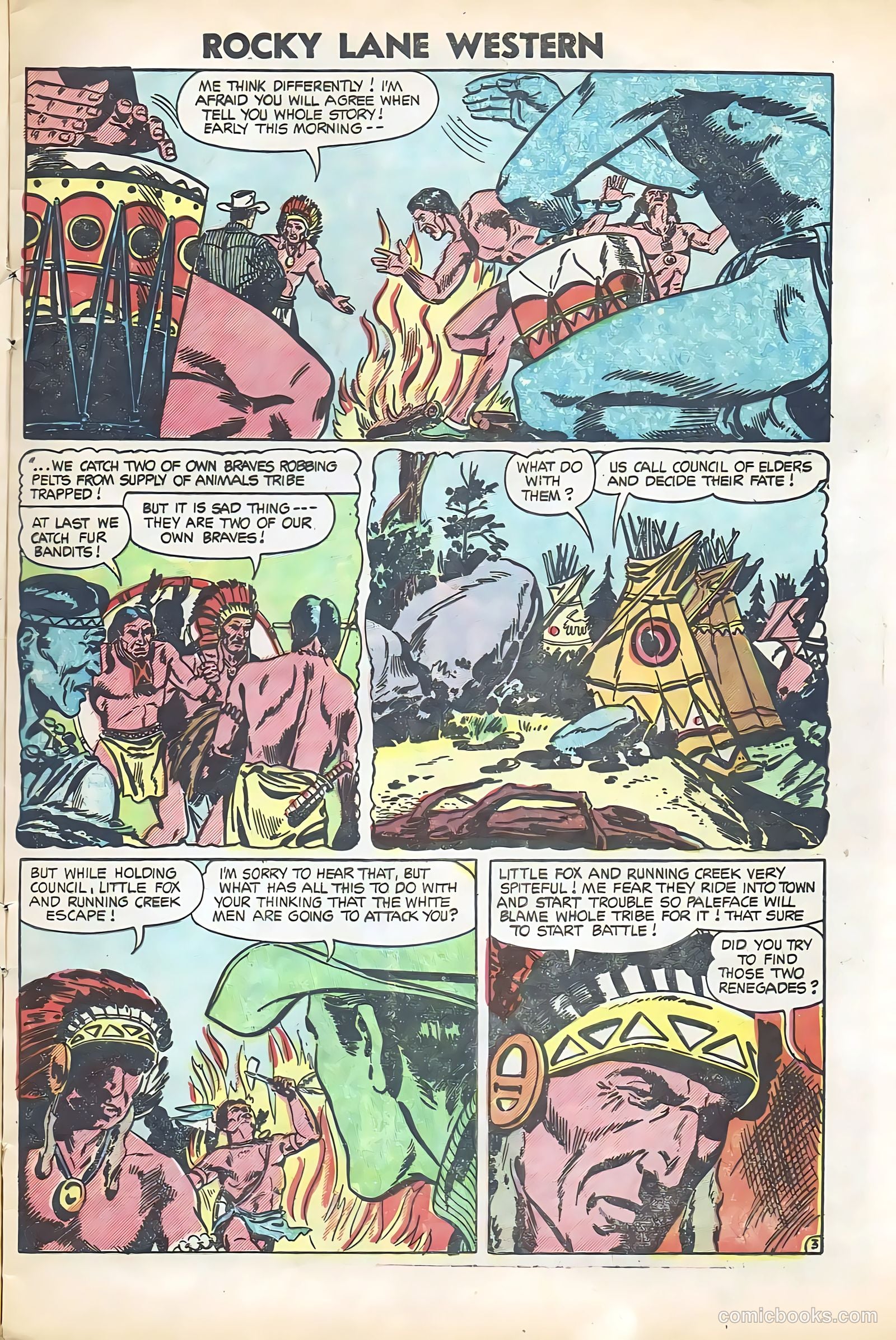 Rocky Lane Western #61 — page 5 of 36
