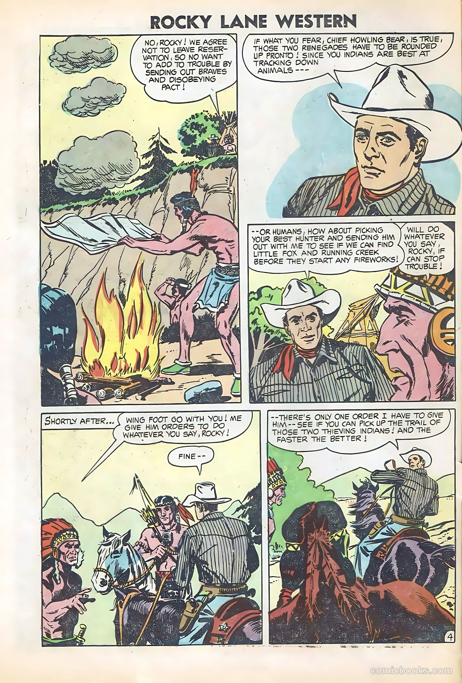 Rocky Lane Western #61 — page 6 of 36
