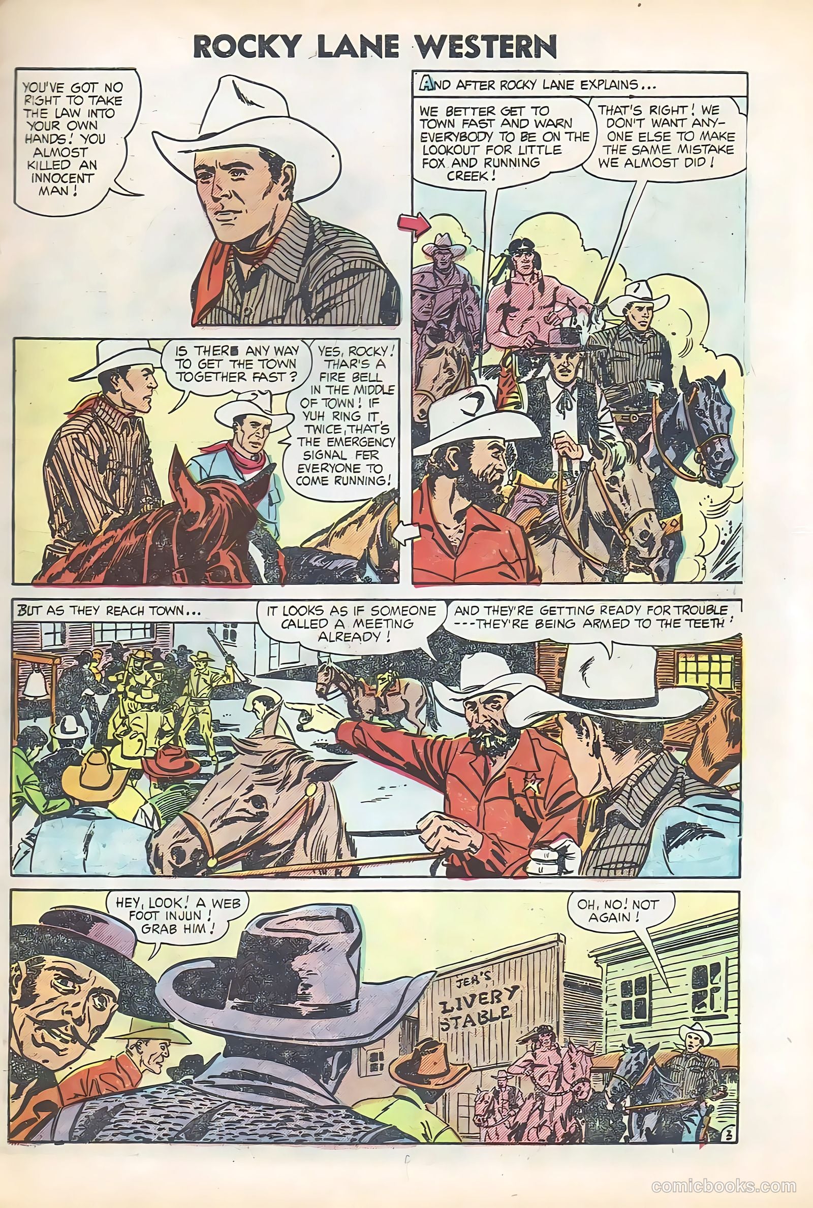 Rocky Lane Western #61 — page 11 of 36