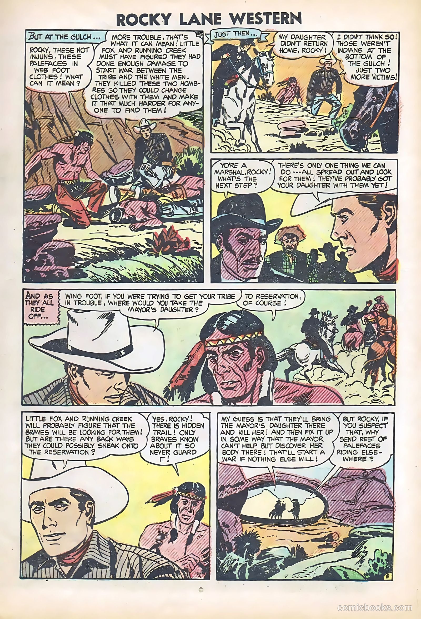 Rocky Lane Western #61 — page 13 of 36