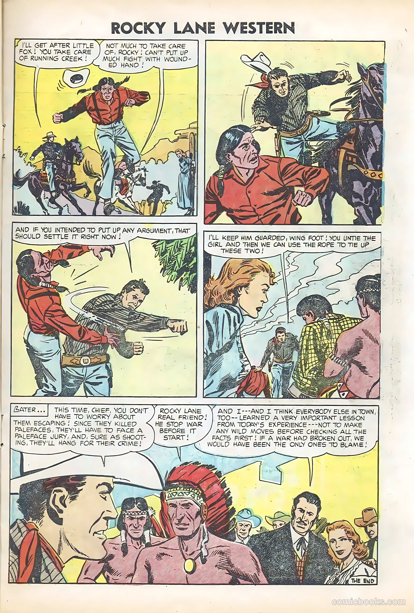 Rocky Lane Western #61 — page 15 of 36
