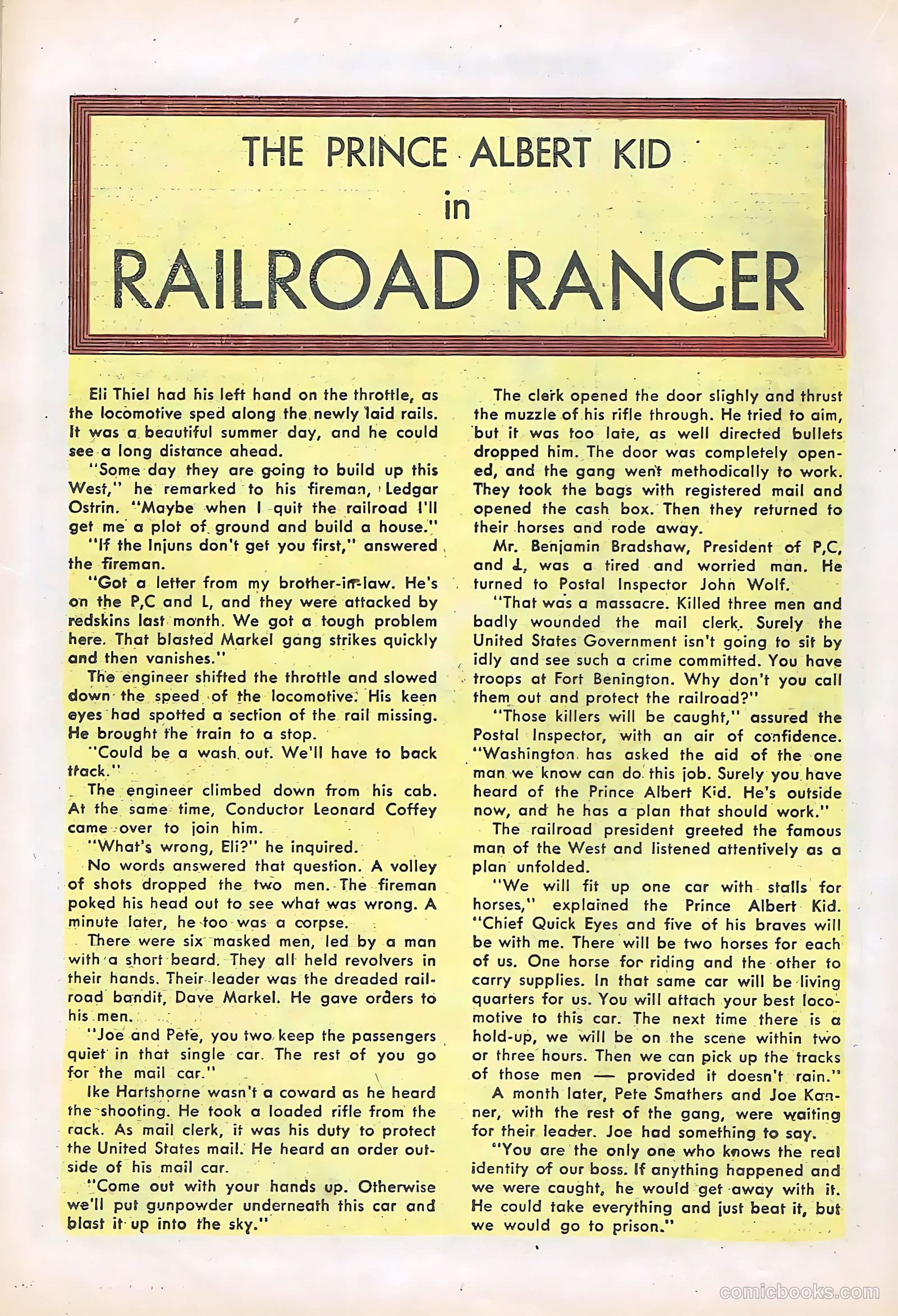 Rocky Lane Western #61 — page 18 of 36
