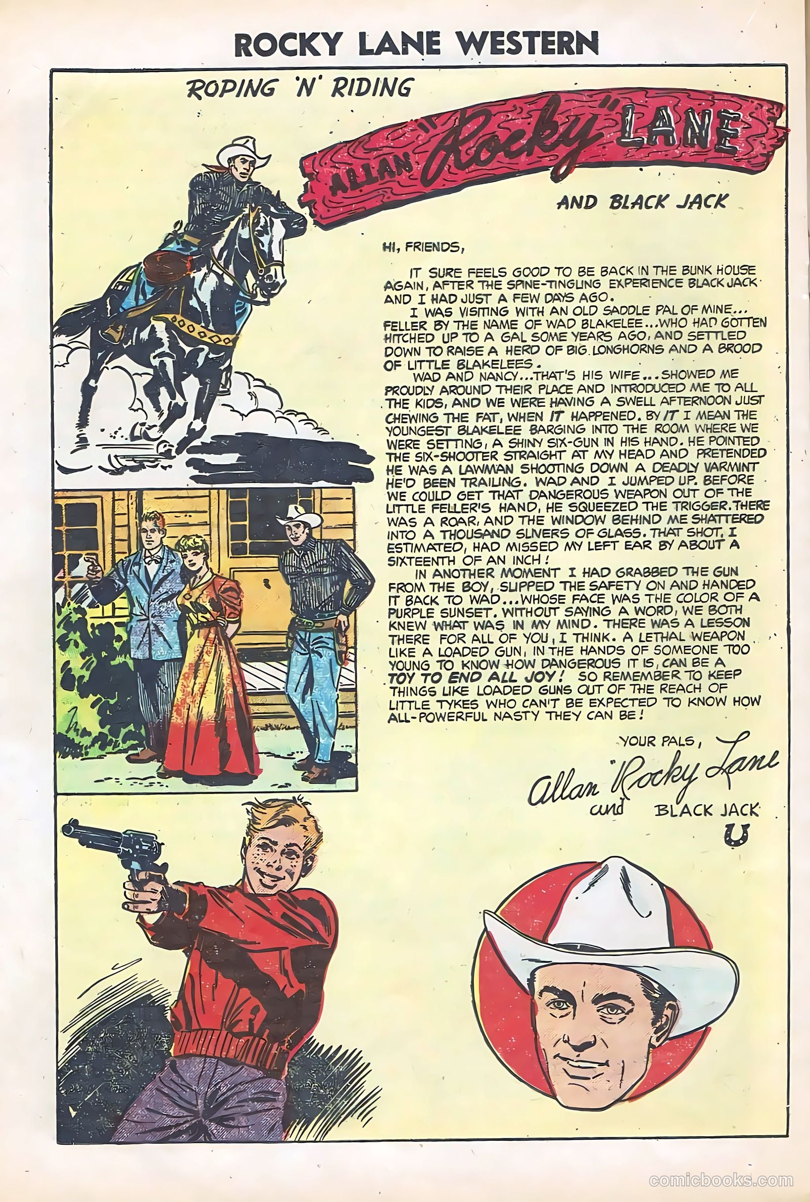 Rocky Lane Western #61 — page 20 of 36
