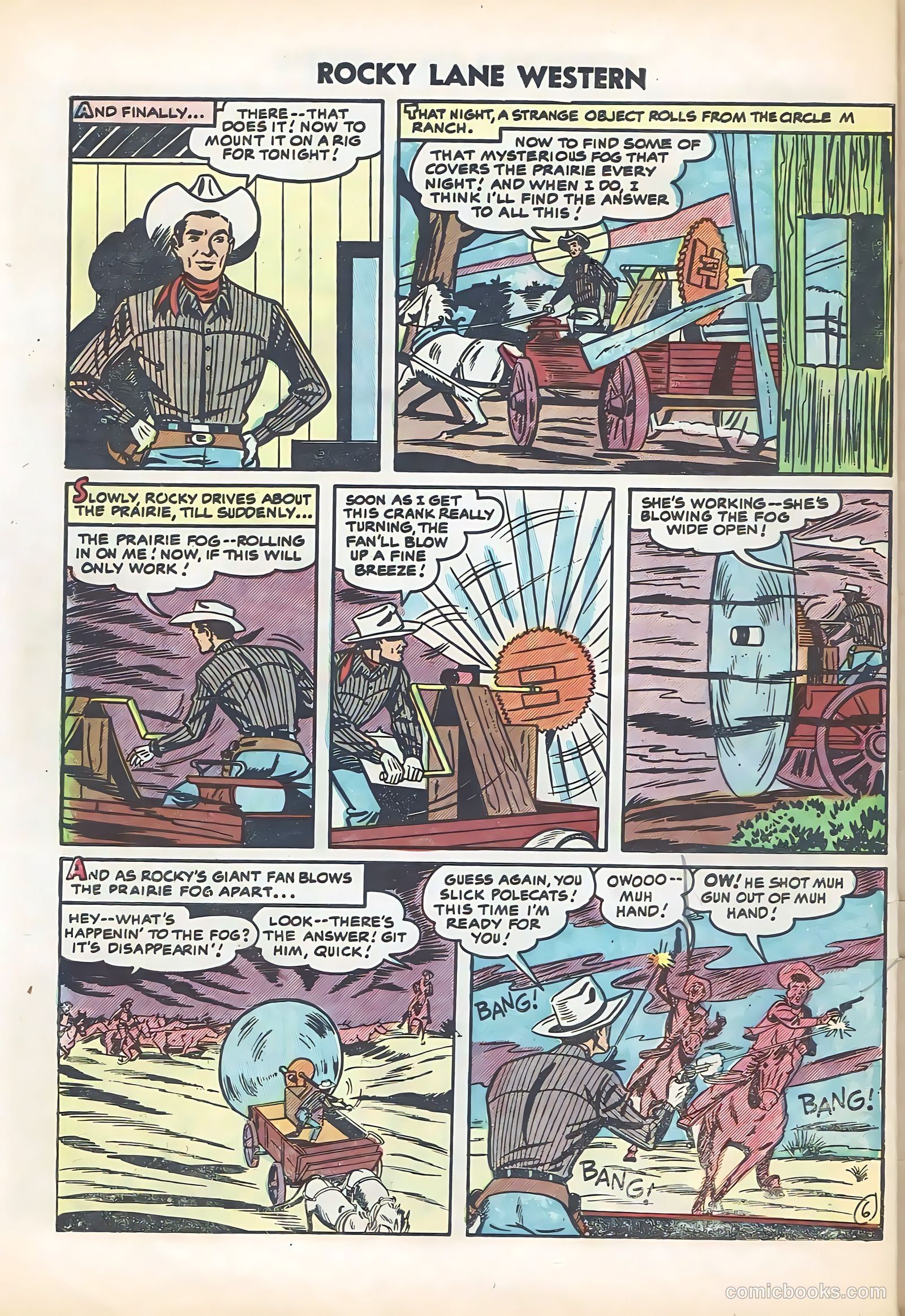 Rocky Lane Western #61 — page 30 of 36