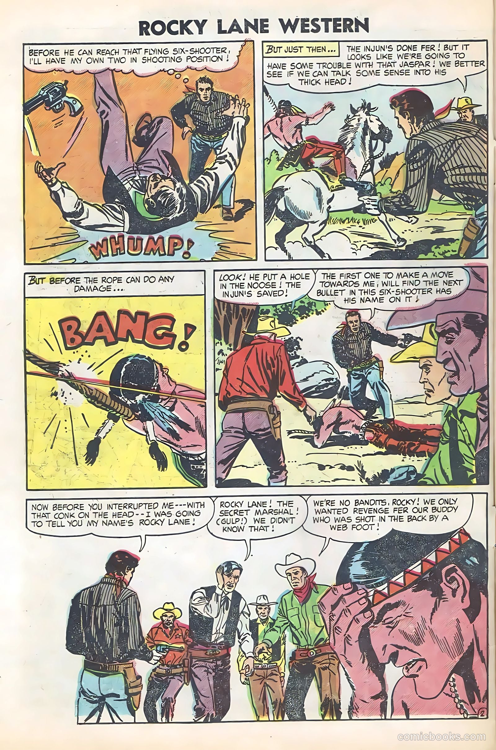 Rocky Lane Western #61 — page 10 of 36