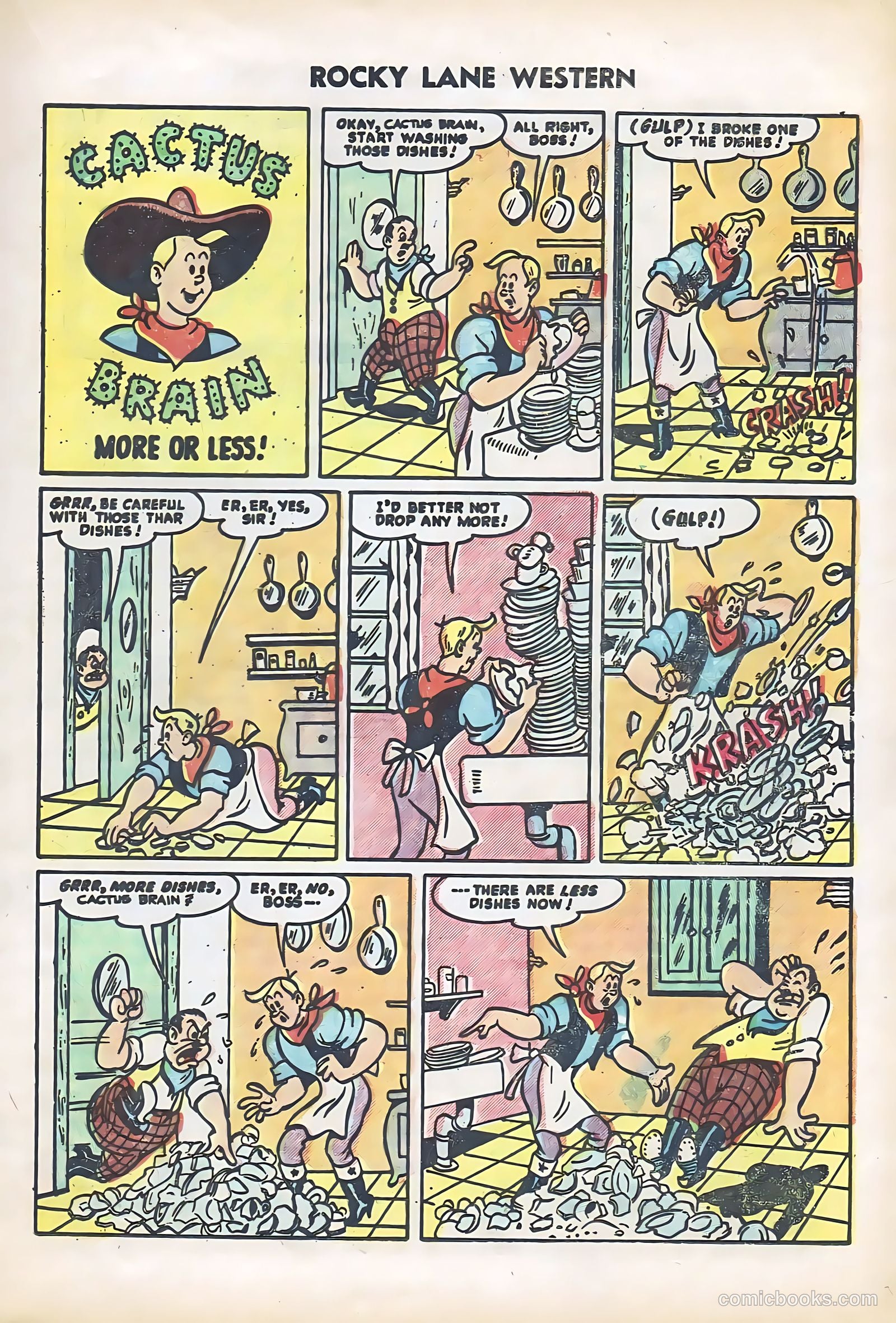 Rocky Lane Western #61 — page 17 of 36