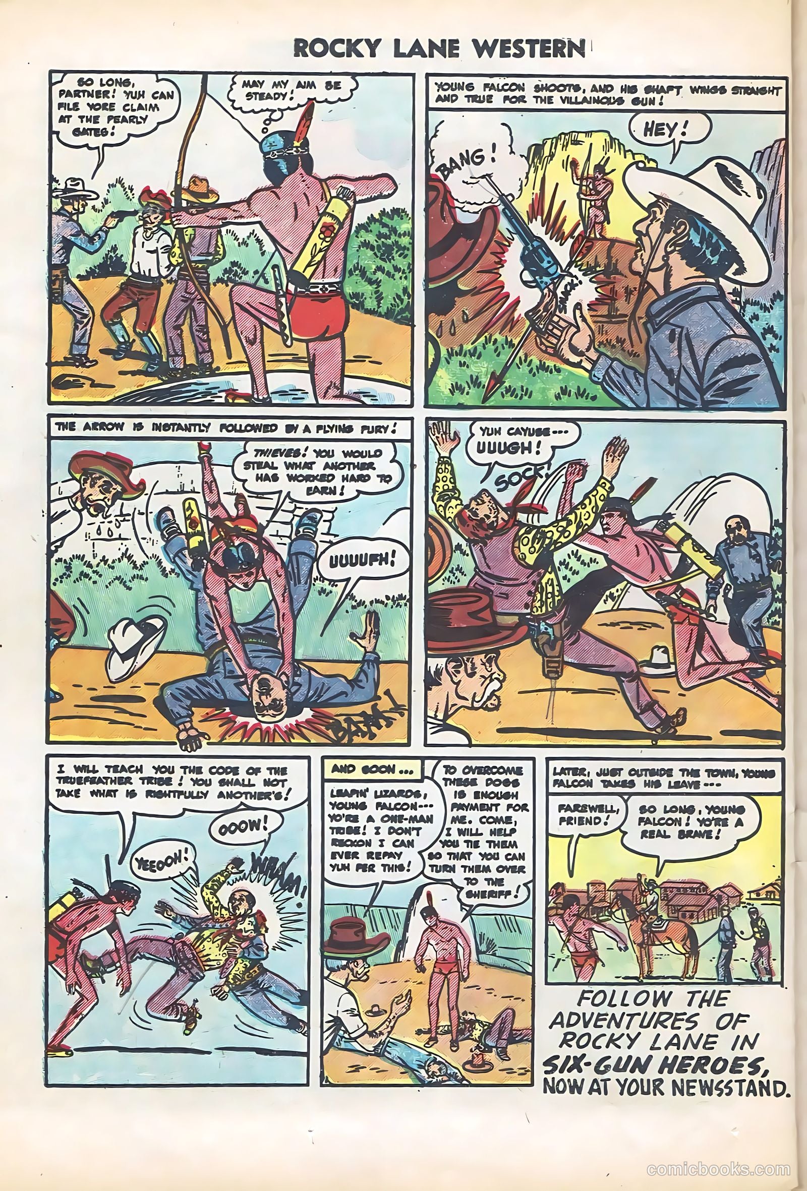 Rocky Lane Western #61 — page 24 of 36