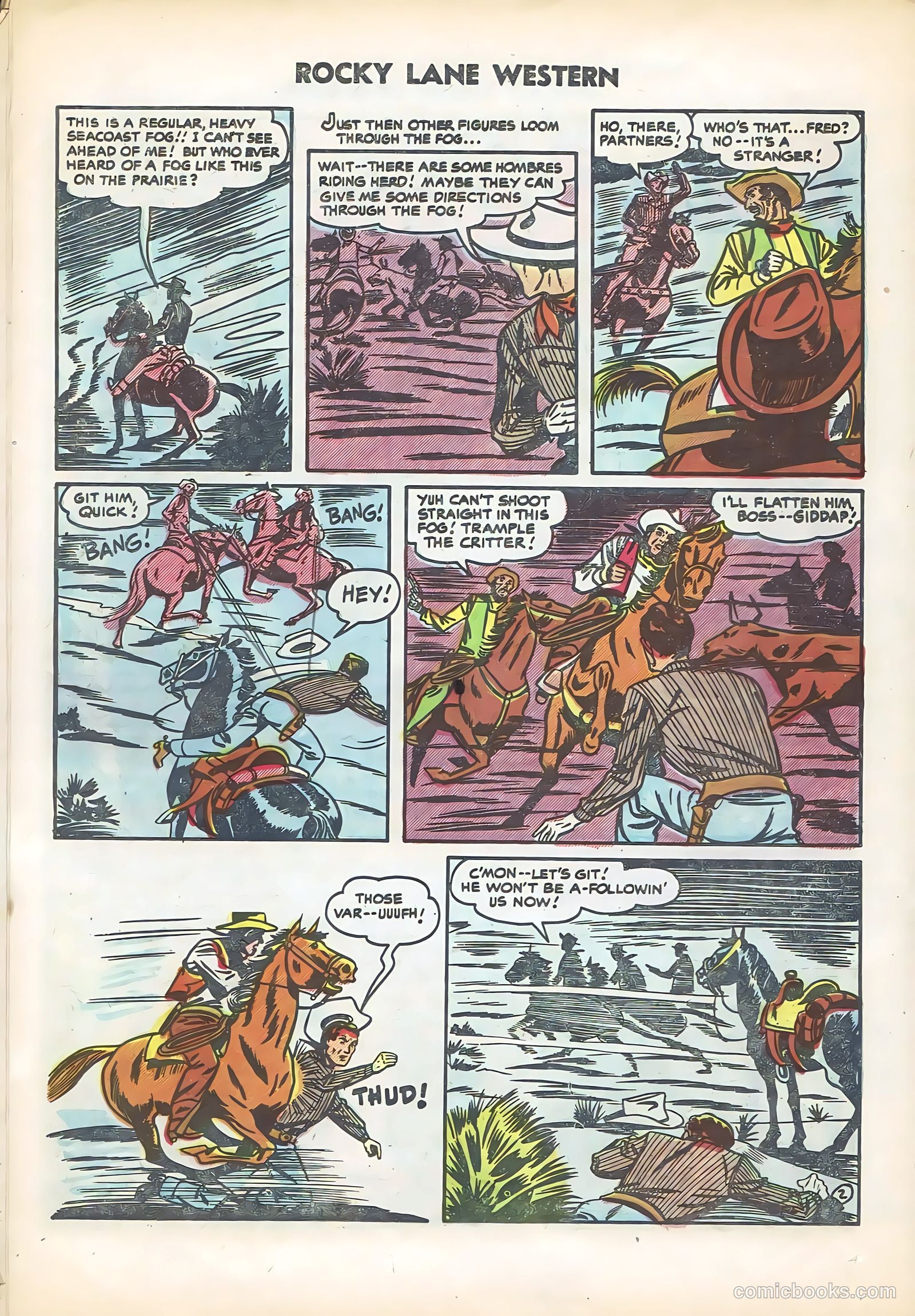 Rocky Lane Western #61 — page 26 of 36