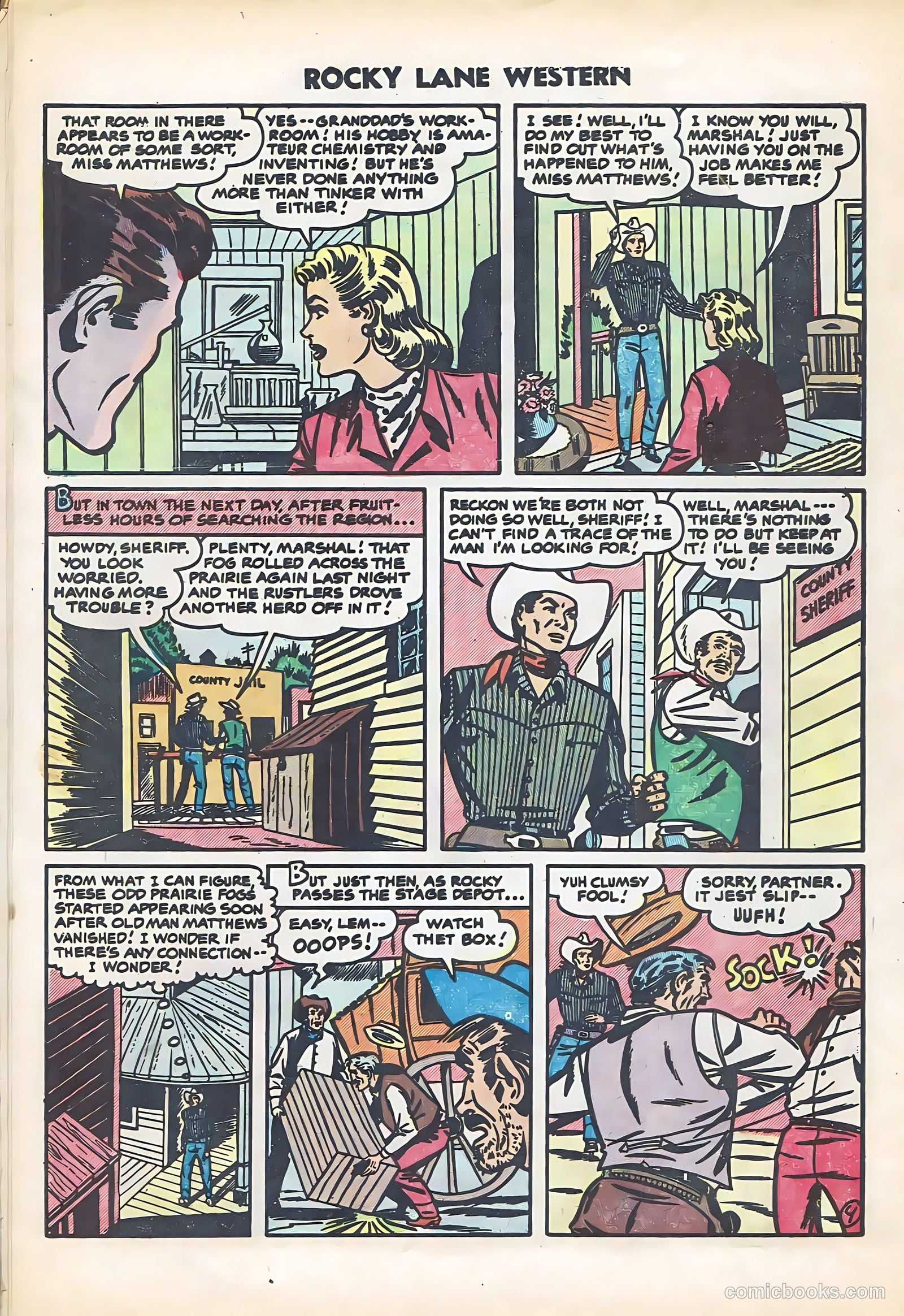 Rocky Lane Western #61 — page 28 of 36