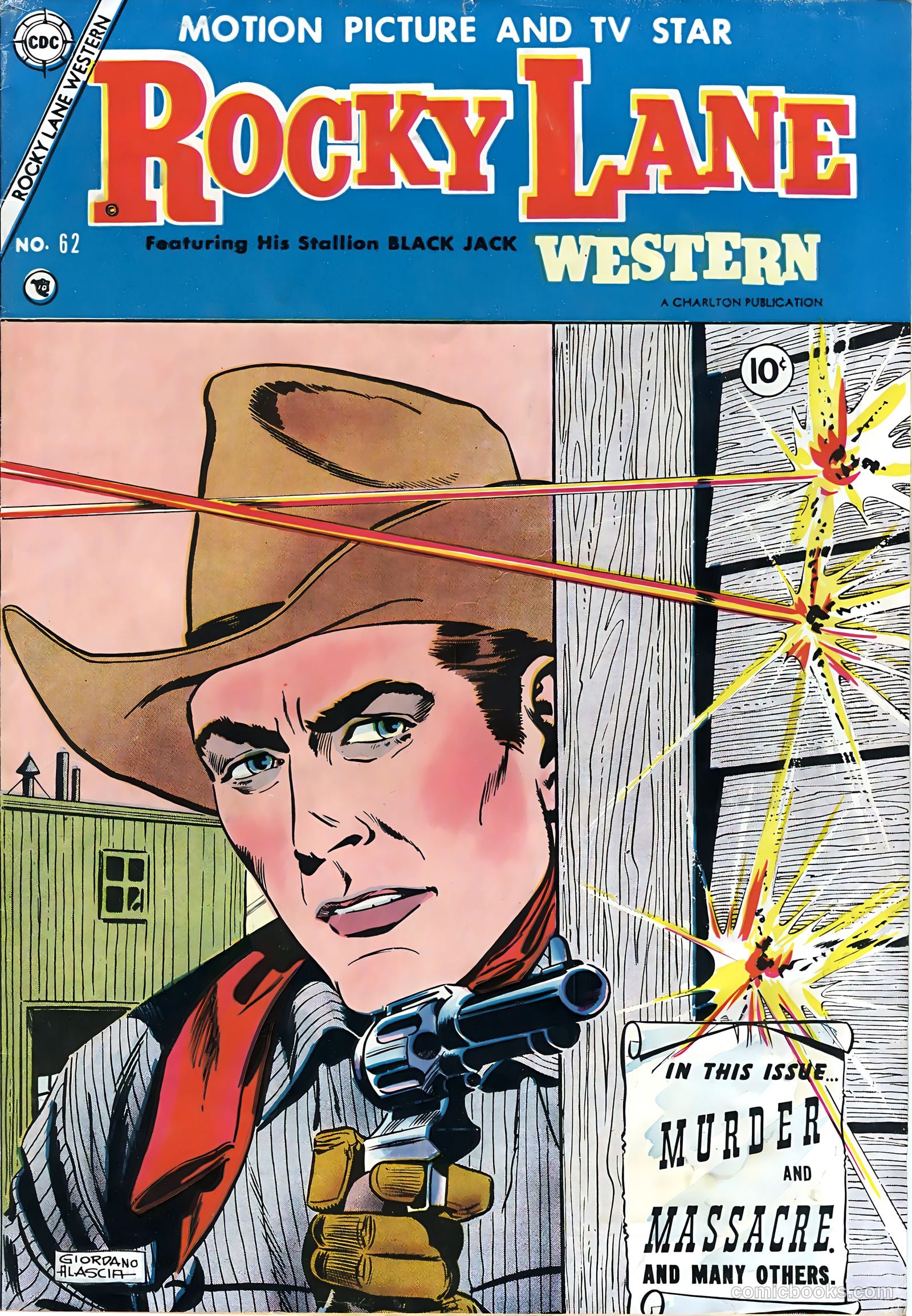 Rocky Lane Western #62 — page 1 of 36