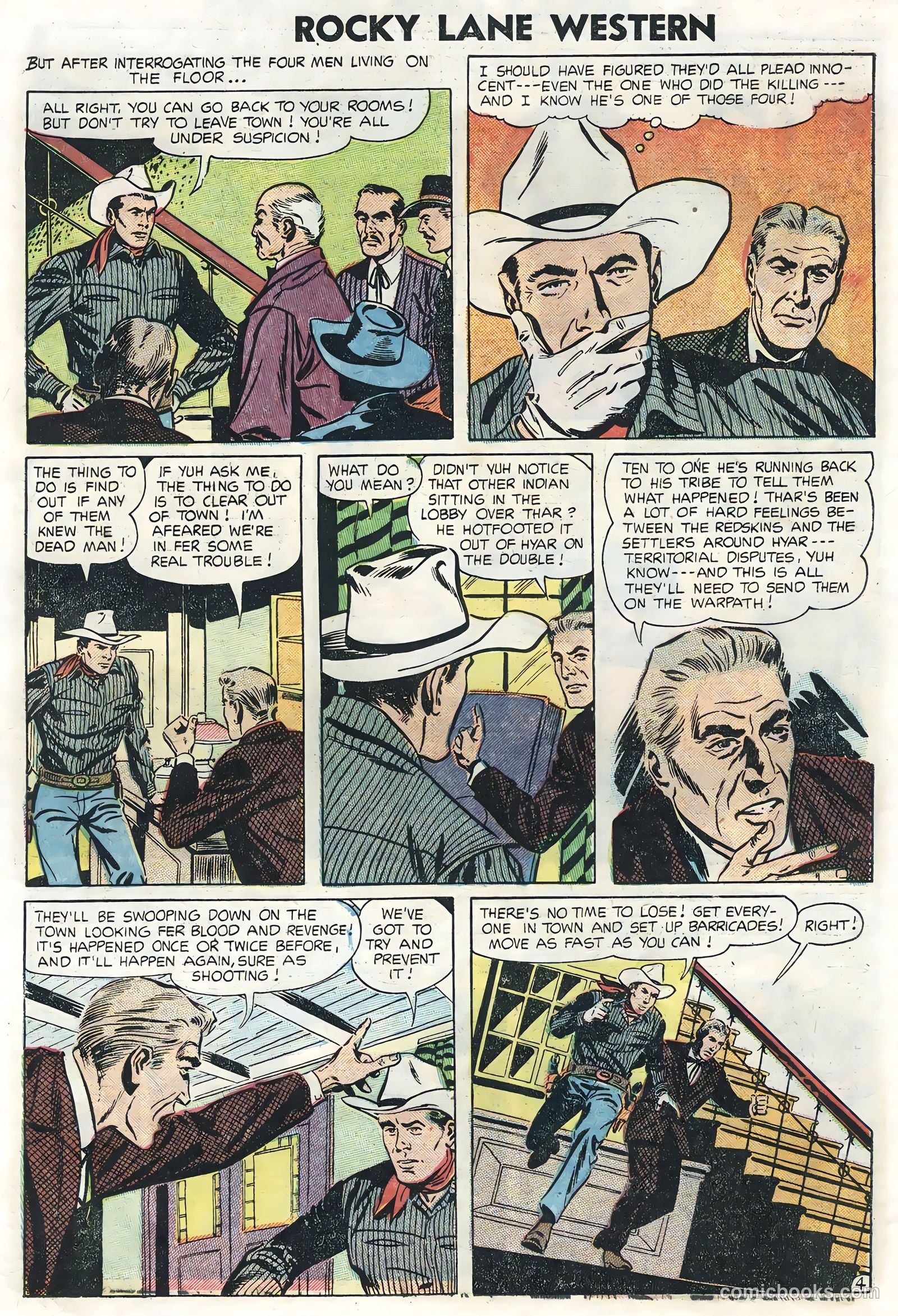 Rocky Lane Western #62 — page 6 of 36