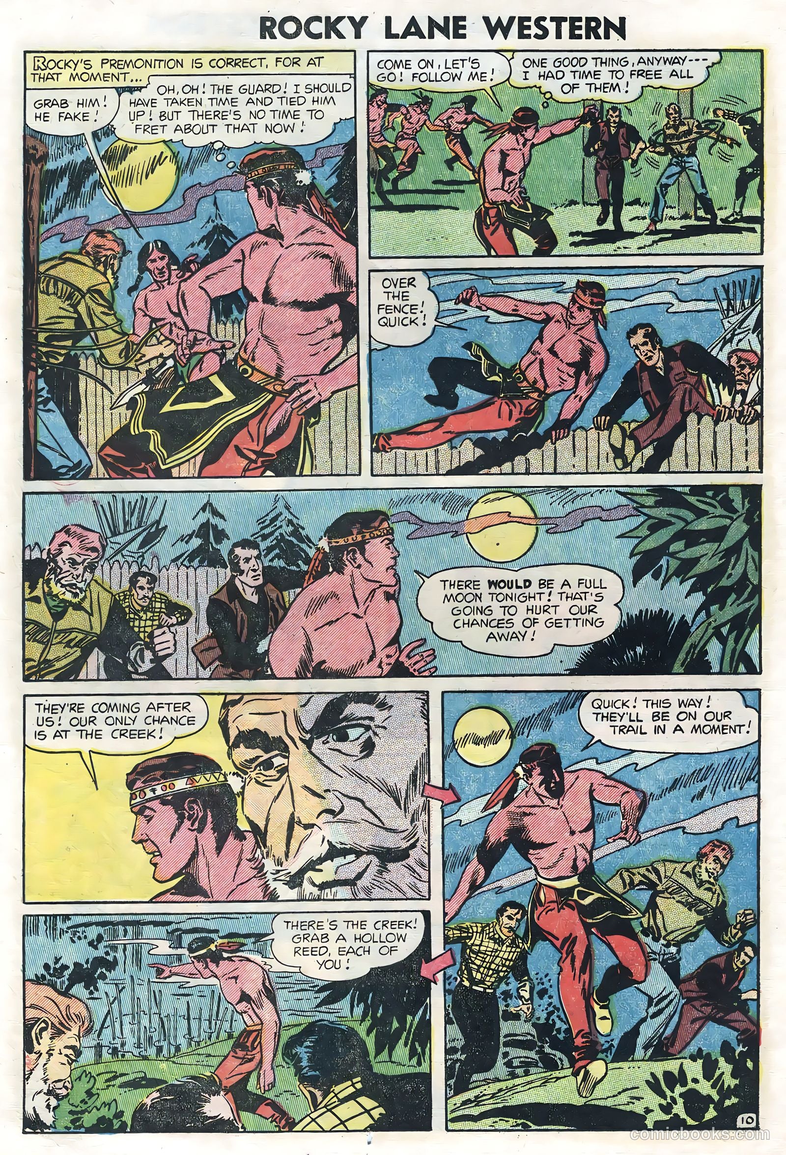 Rocky Lane Western #62 — page 12 of 36