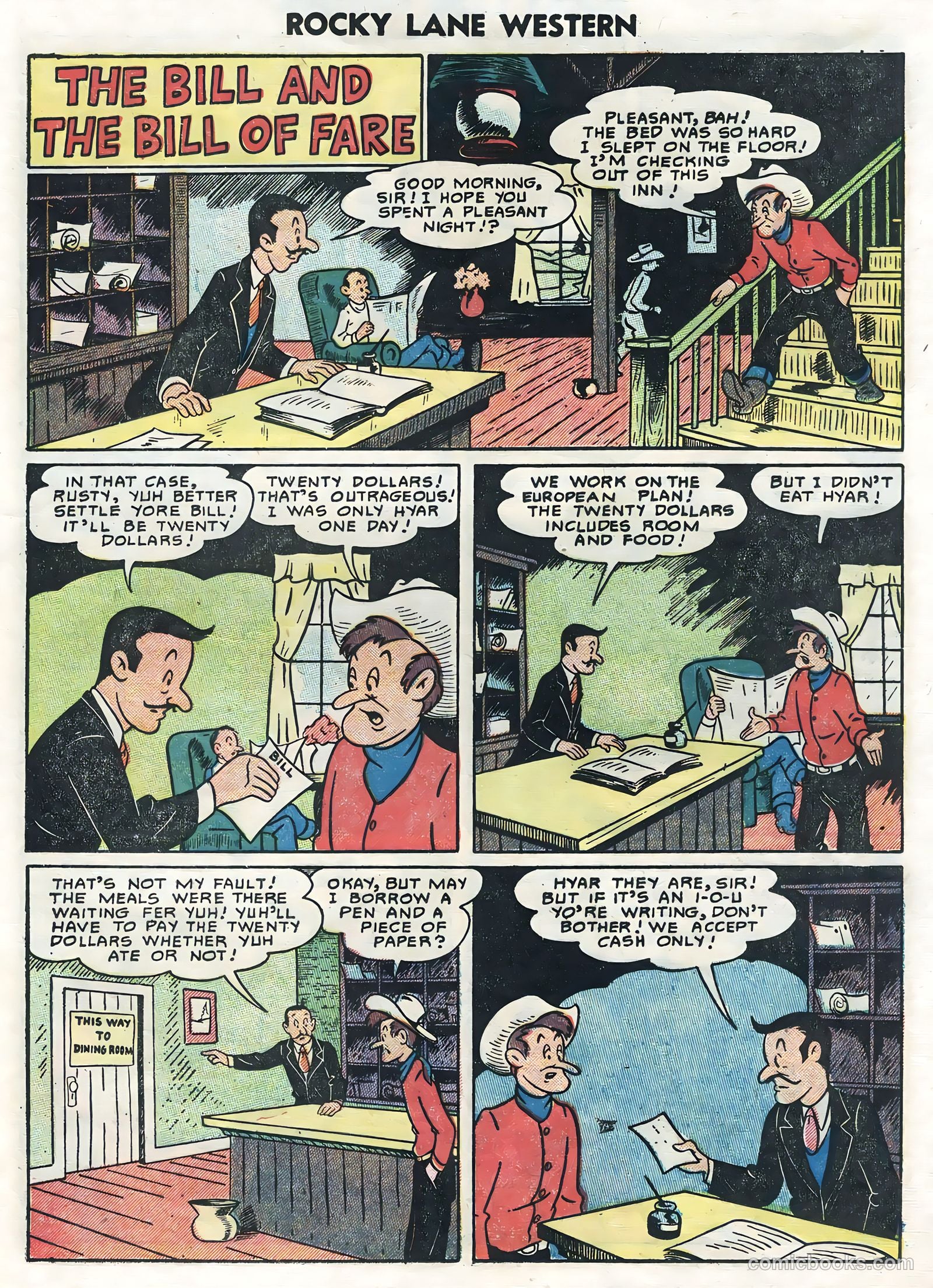 Rocky Lane Western #62 — page 21 of 36