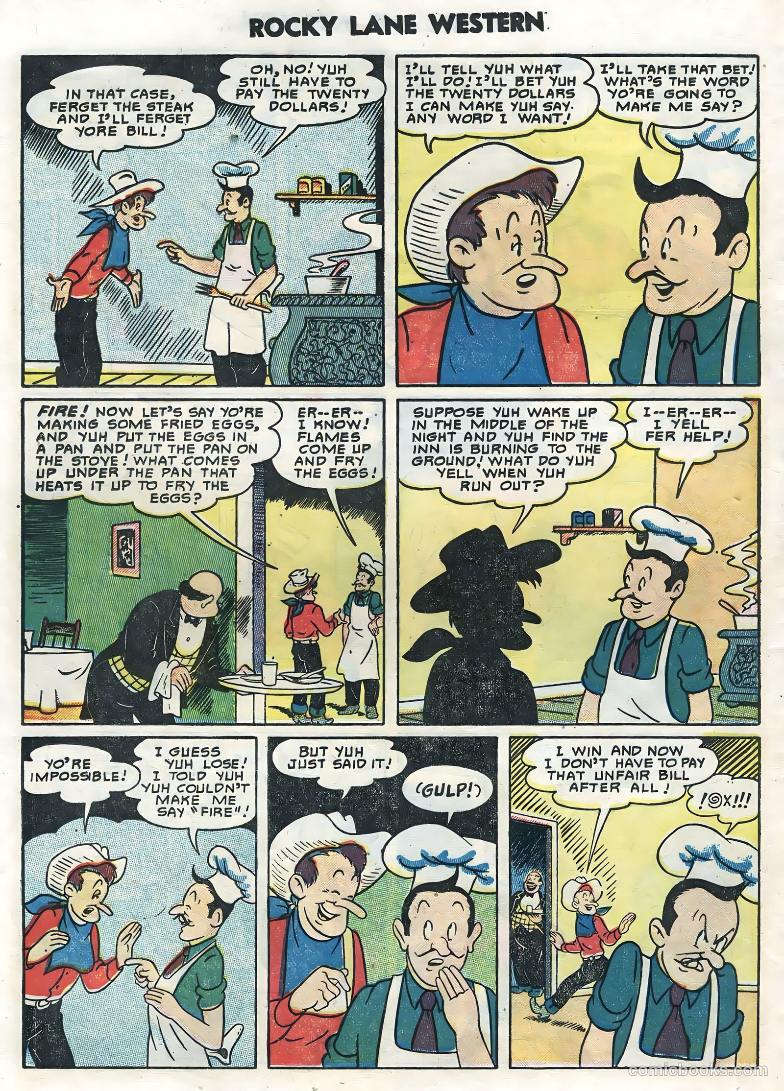 Rocky Lane Western #62 — page 24 of 36