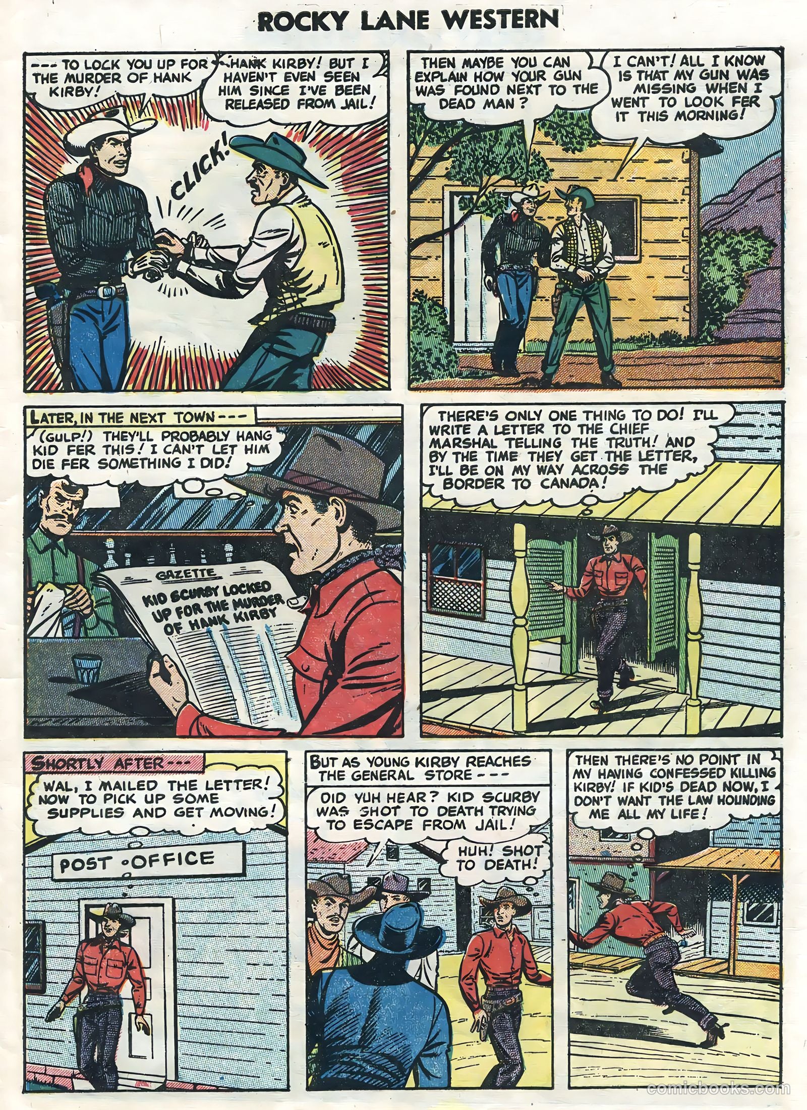 Rocky Lane Western #62 — page 29 of 36