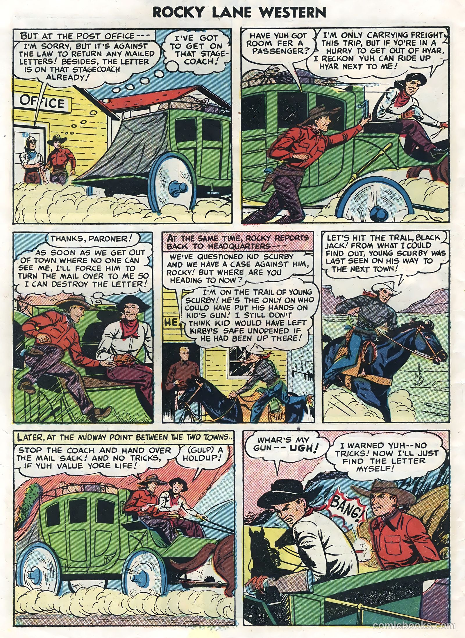 Rocky Lane Western #62 — page 30 of 36
