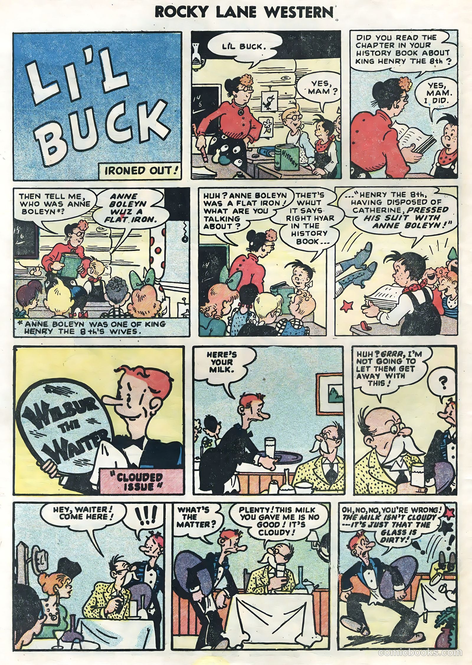 Rocky Lane Western #62 — page 32 of 36