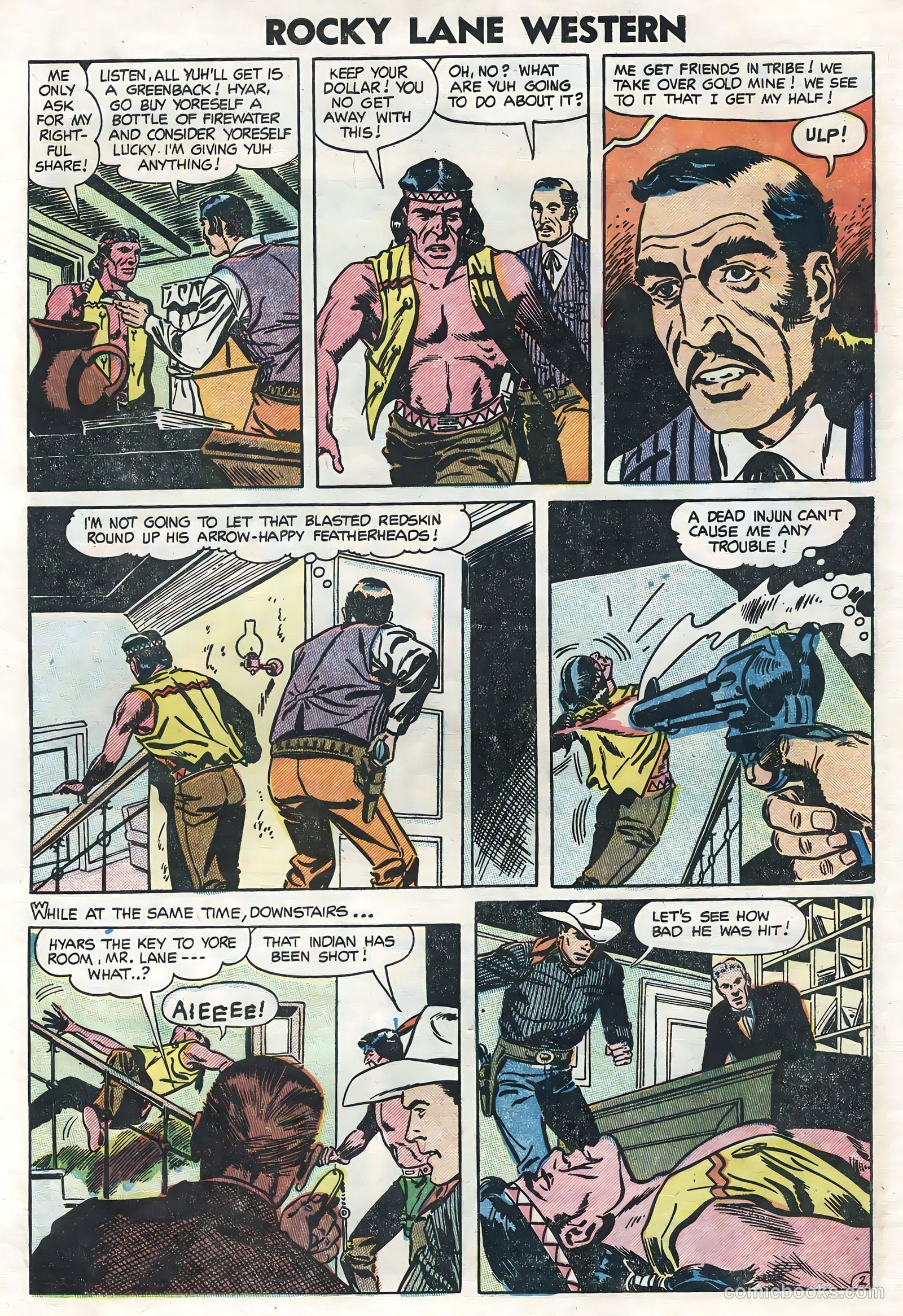 Rocky Lane Western #62 — page 4 of 36