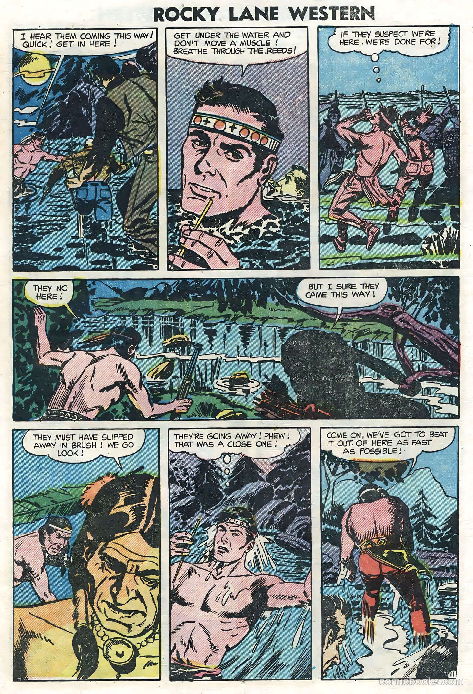 Rocky Lane Western #62 — page 13 of 36