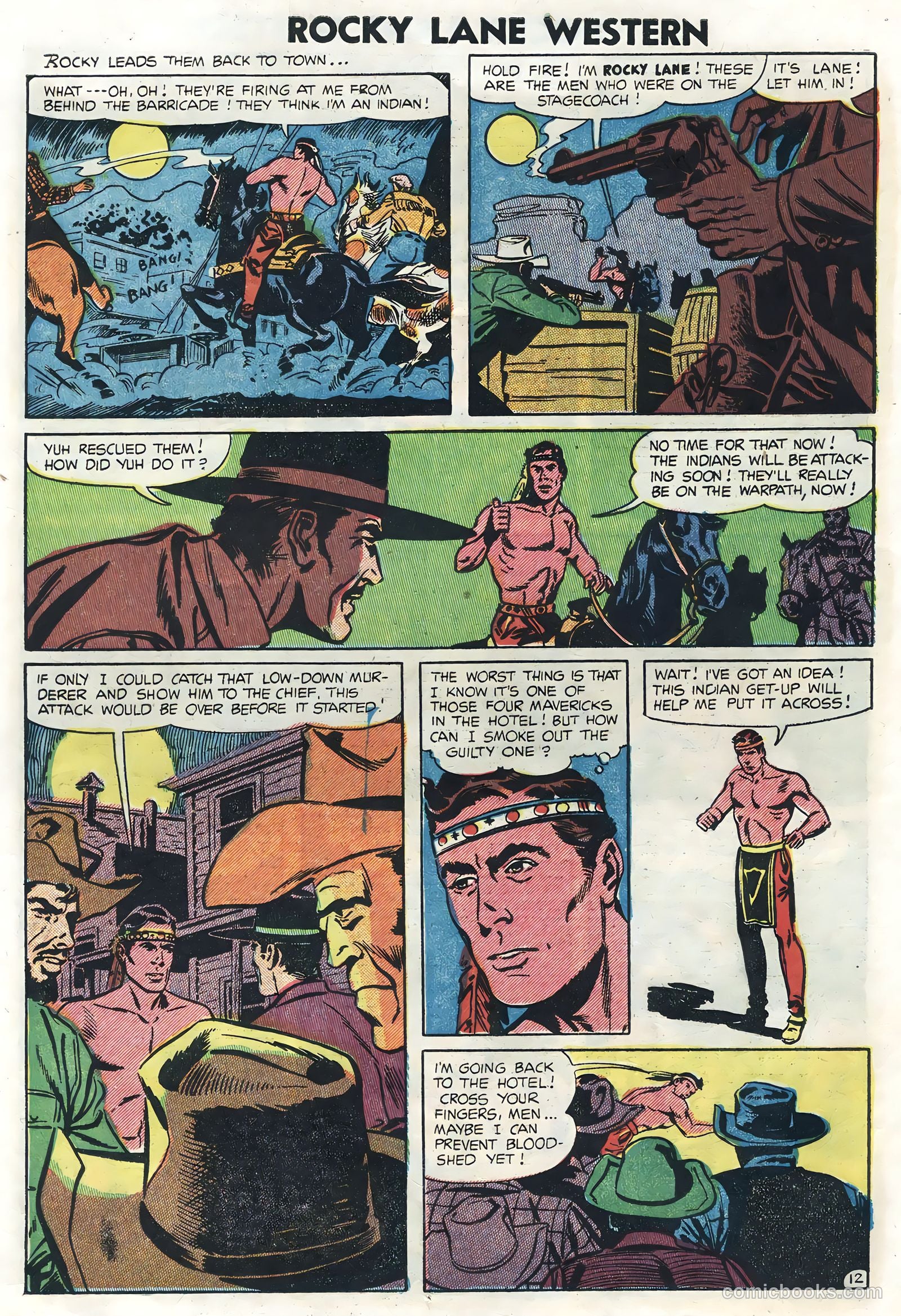 Rocky Lane Western #62 — page 14 of 36