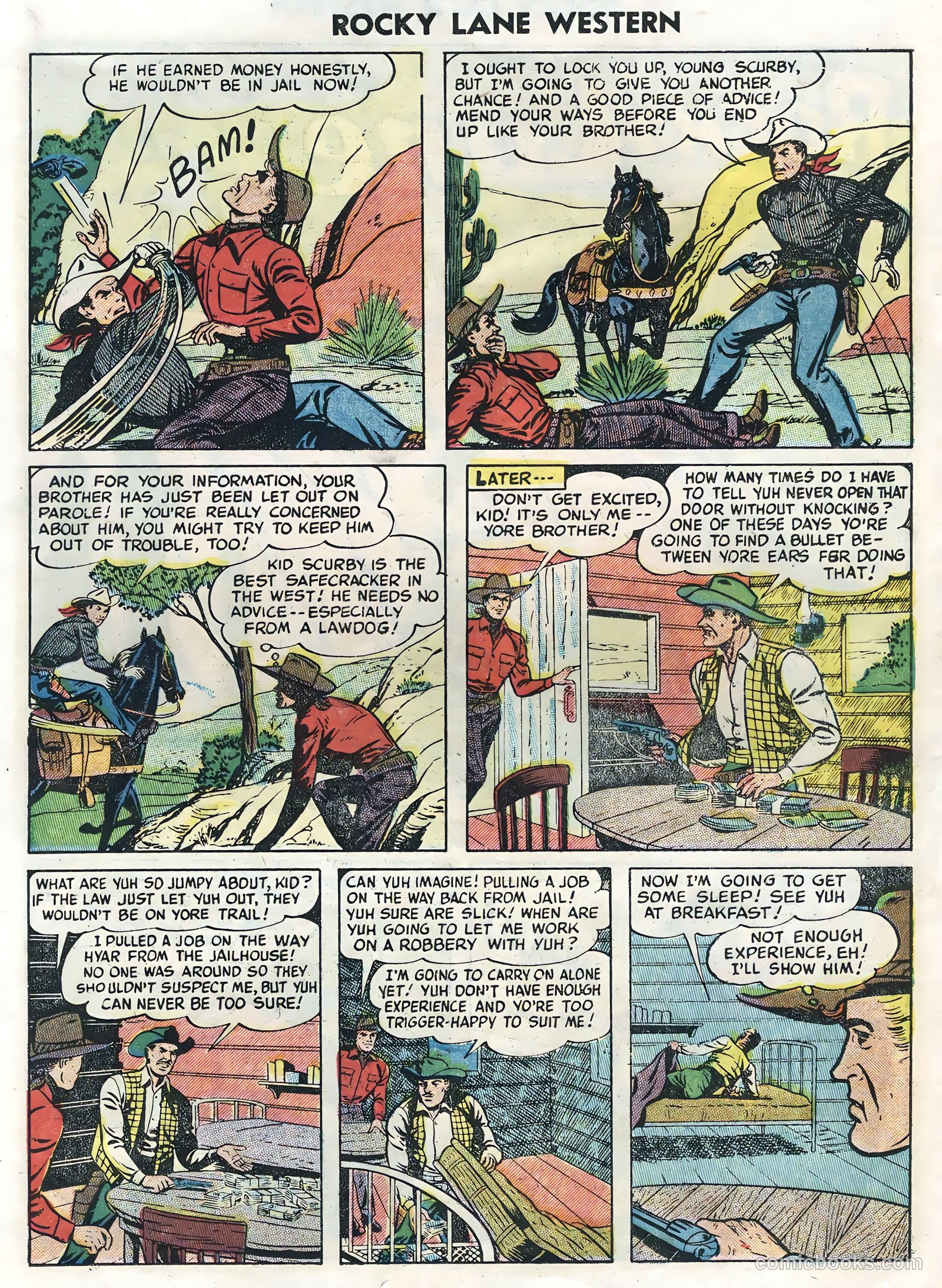 Rocky Lane Western #62 — page 26 of 36
